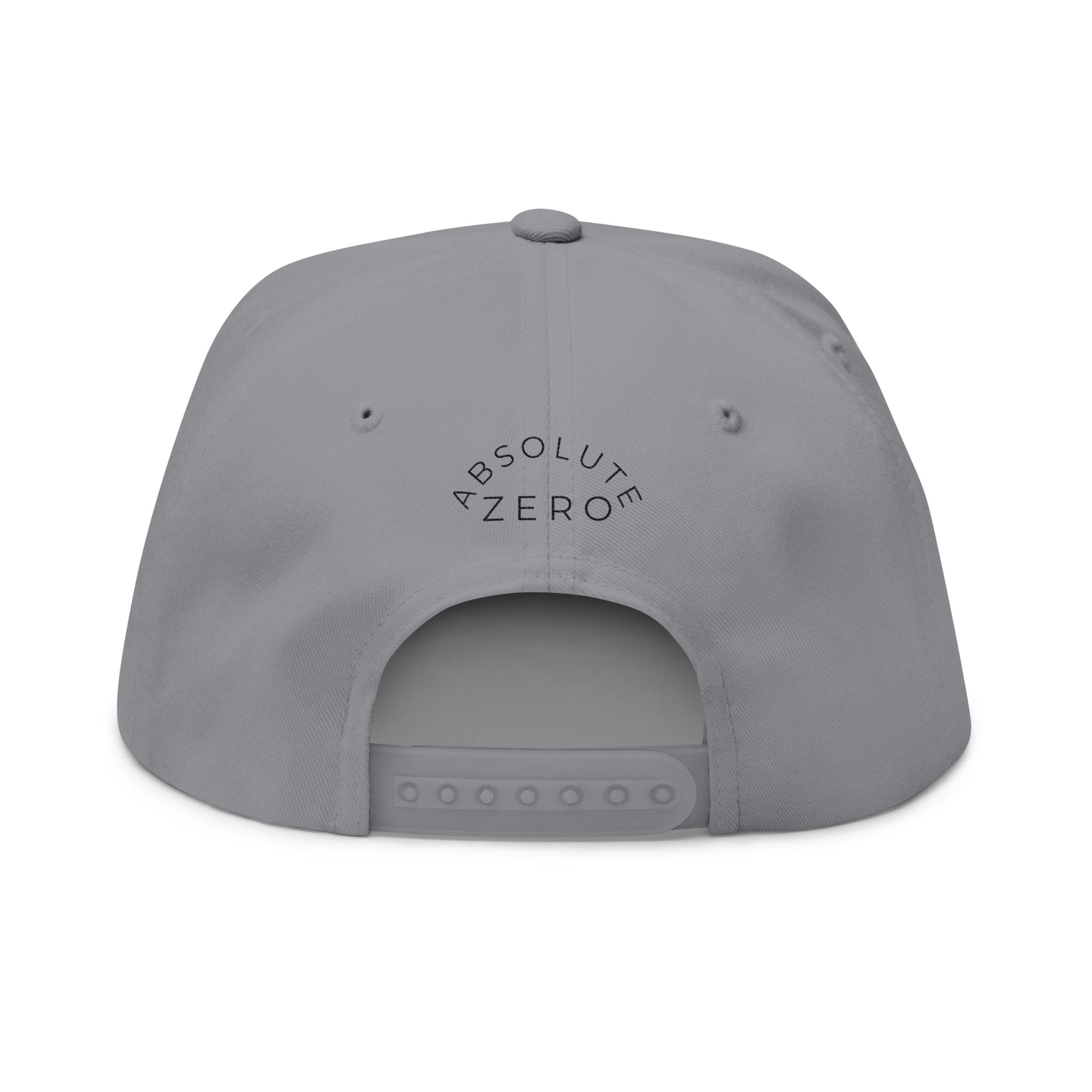 Embroidered Flat Bill Cap — "Static Aura" Logo Snapback
