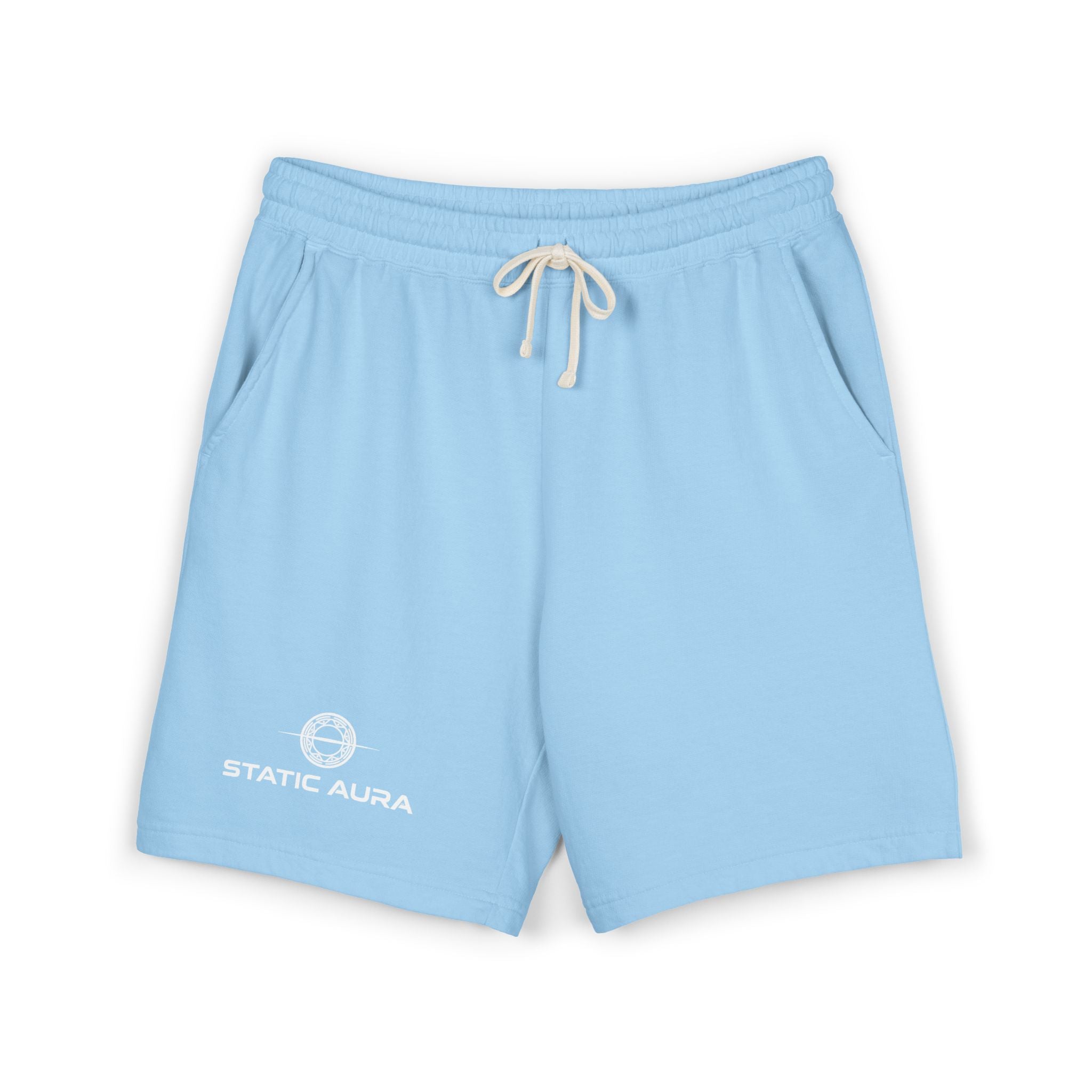 Static Aura | Garment-Dyed Structural Fleece Shorts