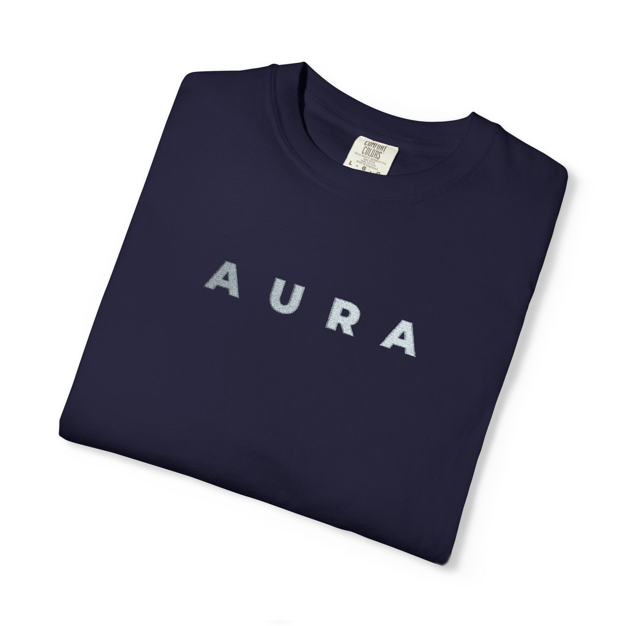 AURA Precision Embroidery Tee
