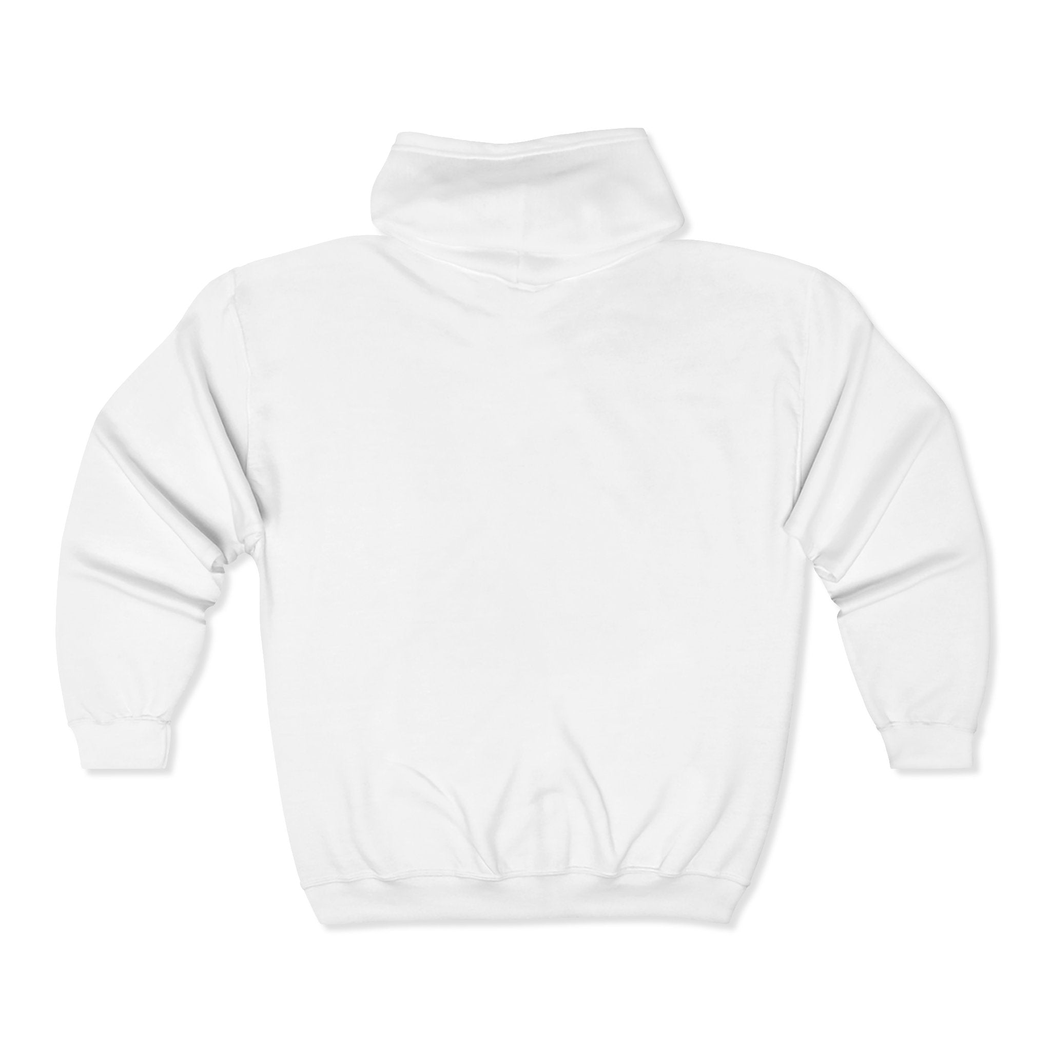 Static Aura Minimal Full-Zip Hoodie