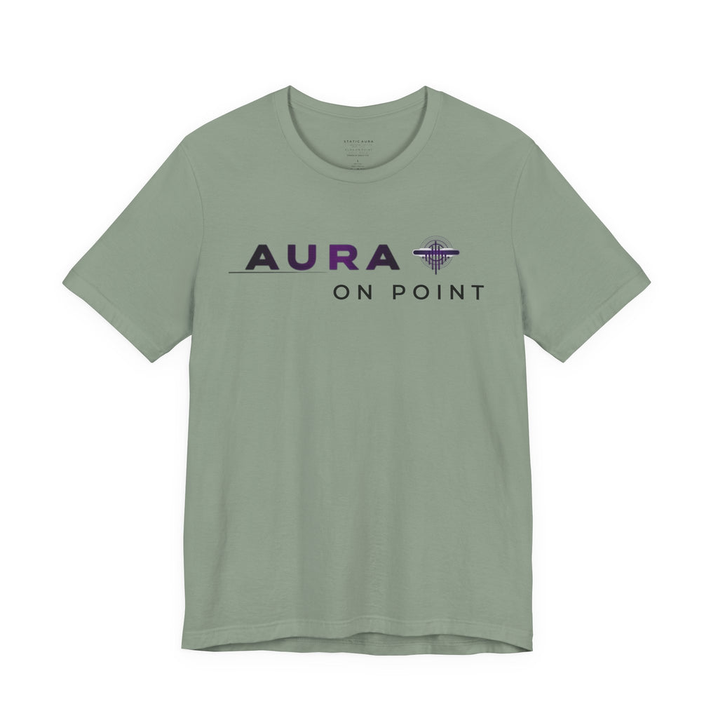 Static Aura: ON — Phase 1 Women's Monogram Tee