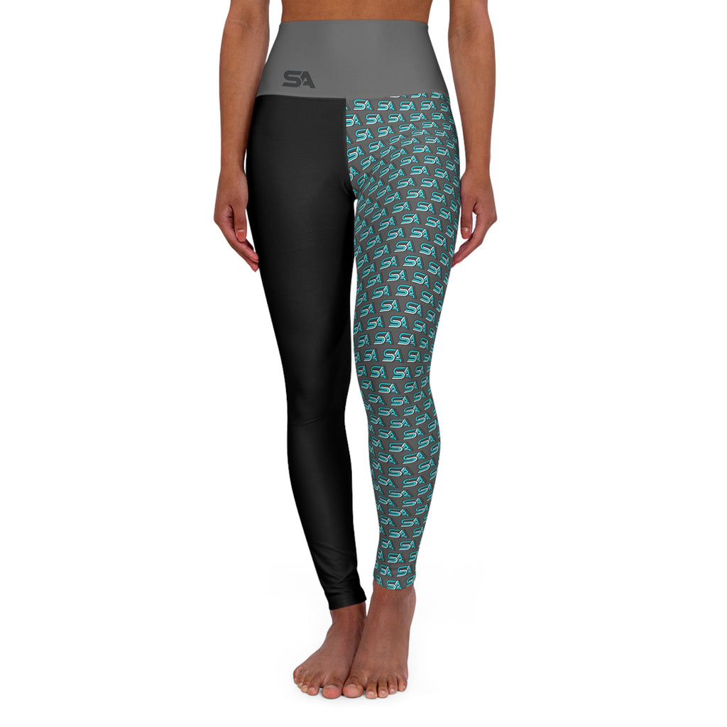 Static Aura Kinetic Asymmetric 'Locked In' Leggings