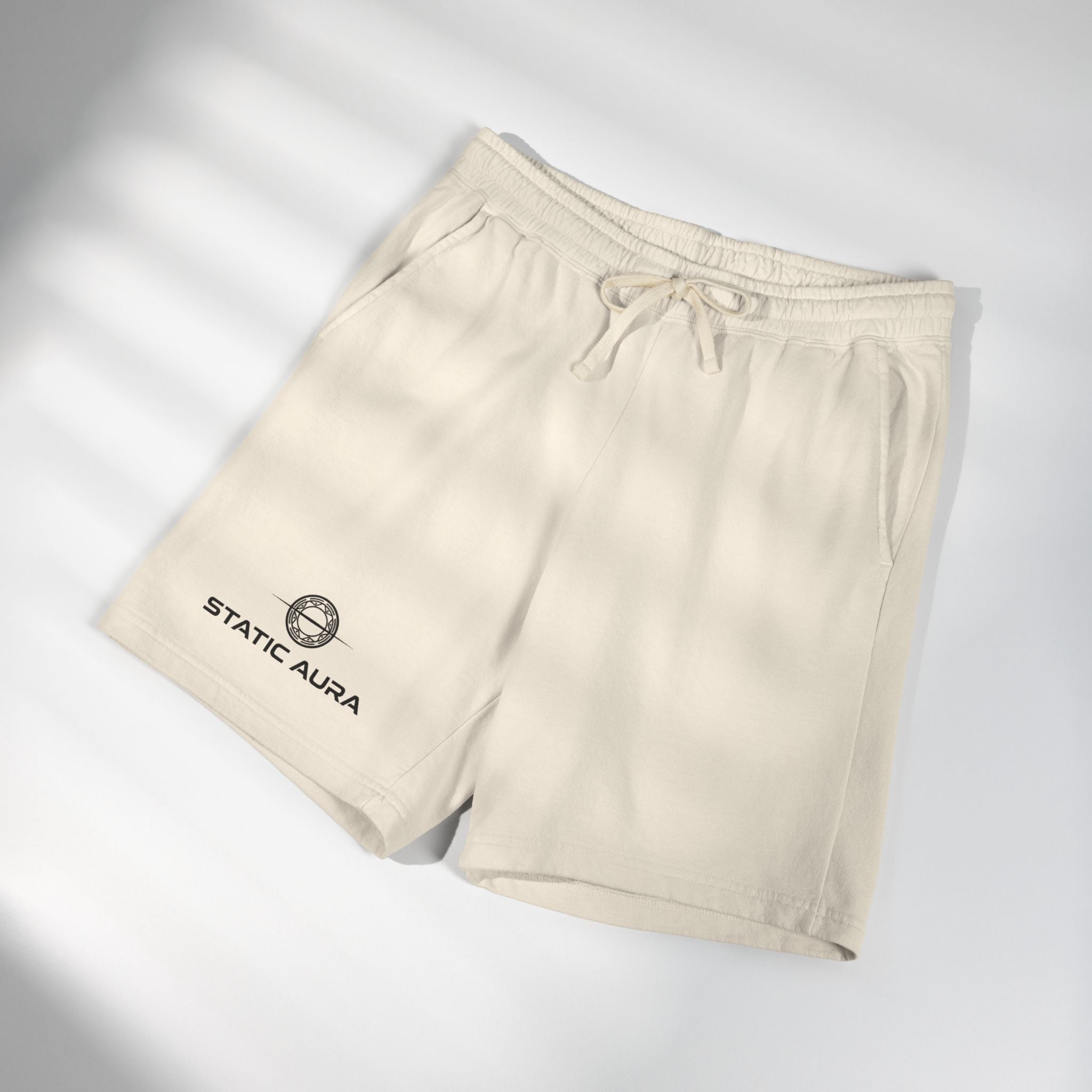 Static Aura | Garment-Dyed Structural Fleece Shorts