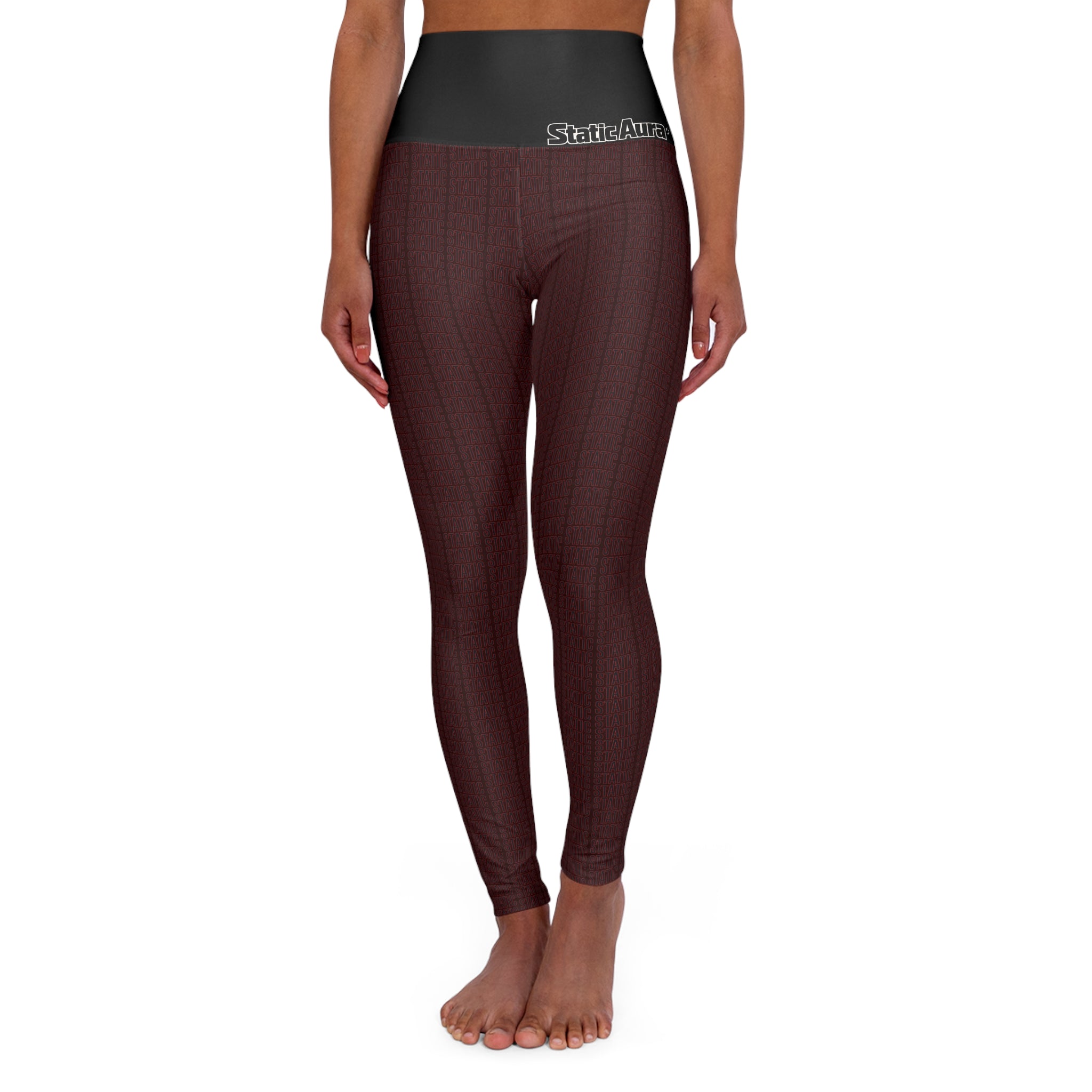 Zero-Point Charcoal High-Waist Yoga Leggings