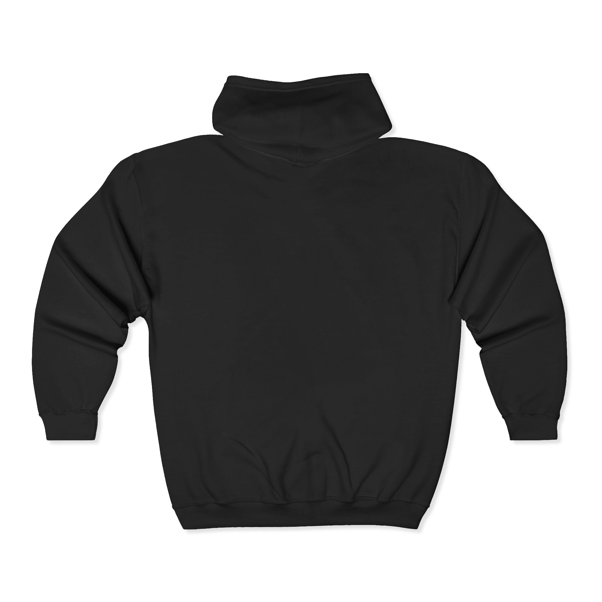 Static Aura Minimal Full-Zip Hoodie