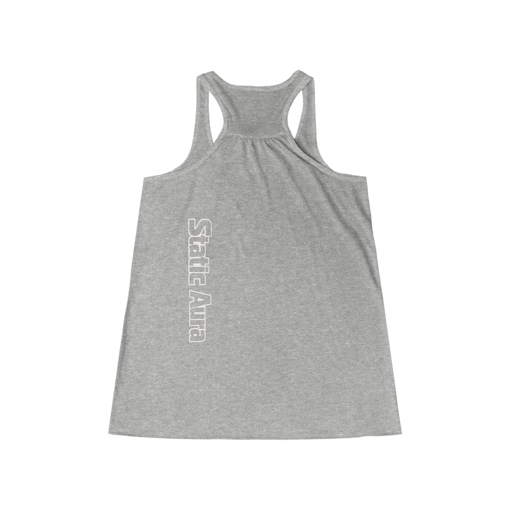 Static Aura Women's Absolute Racerback Tank — Minimal Logo Activewear