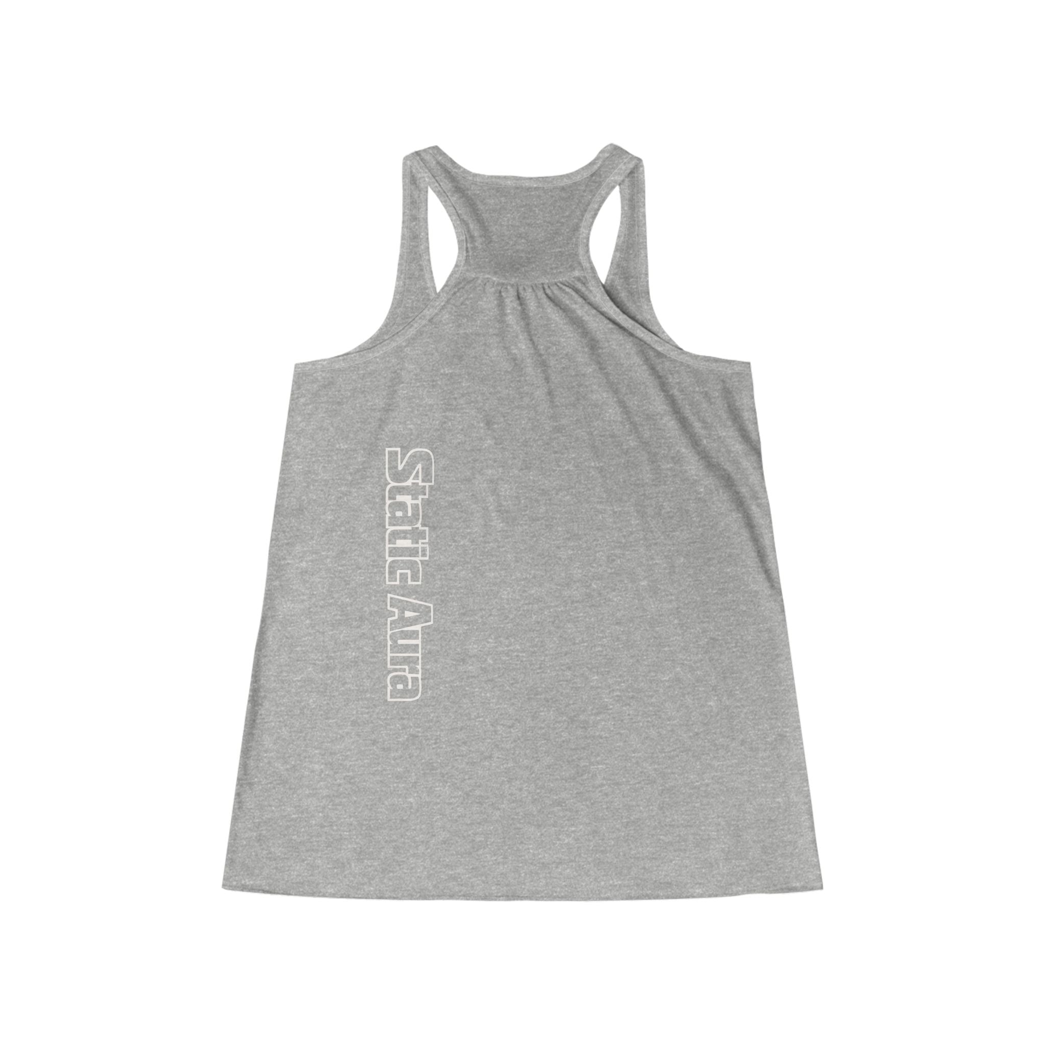 Static Aura Women's Absolute Racerback Tank — Minimal Logo Activewear