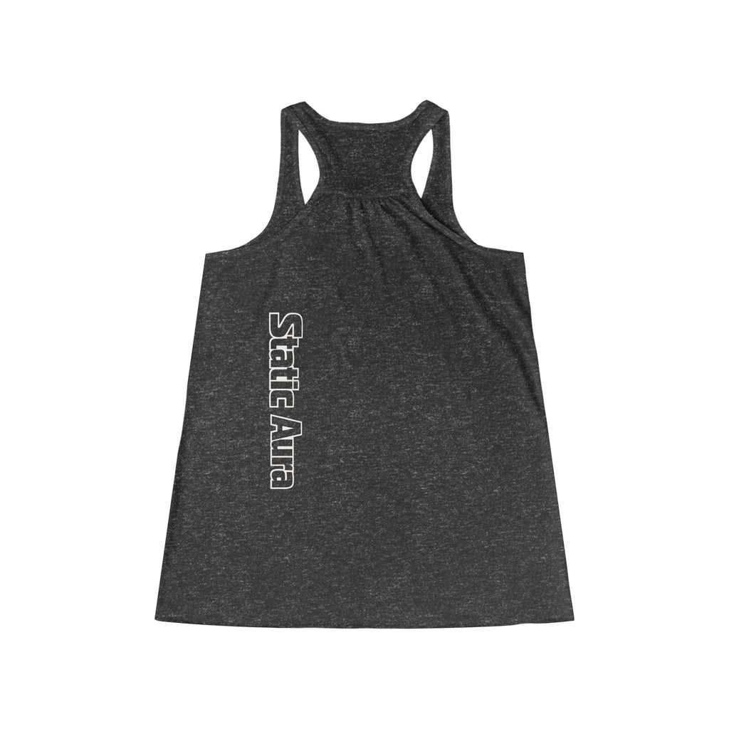 Static Aura Women's Absolute Racerback Tank — Minimal Logo Activewear