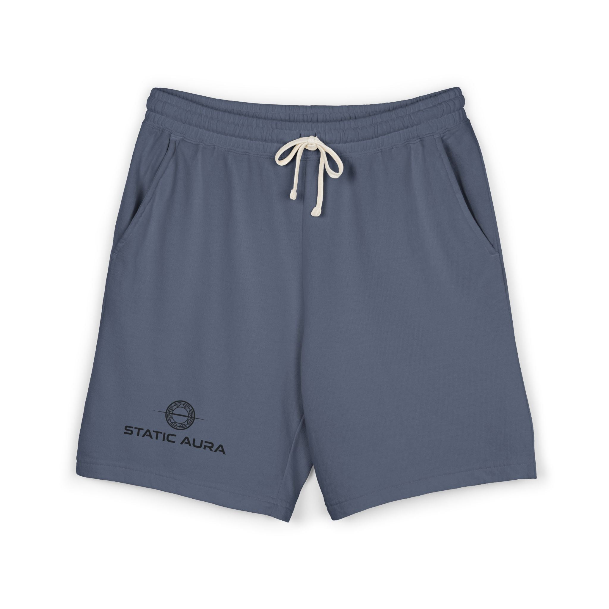 Static Aura | Garment-Dyed Structural Fleece Shorts