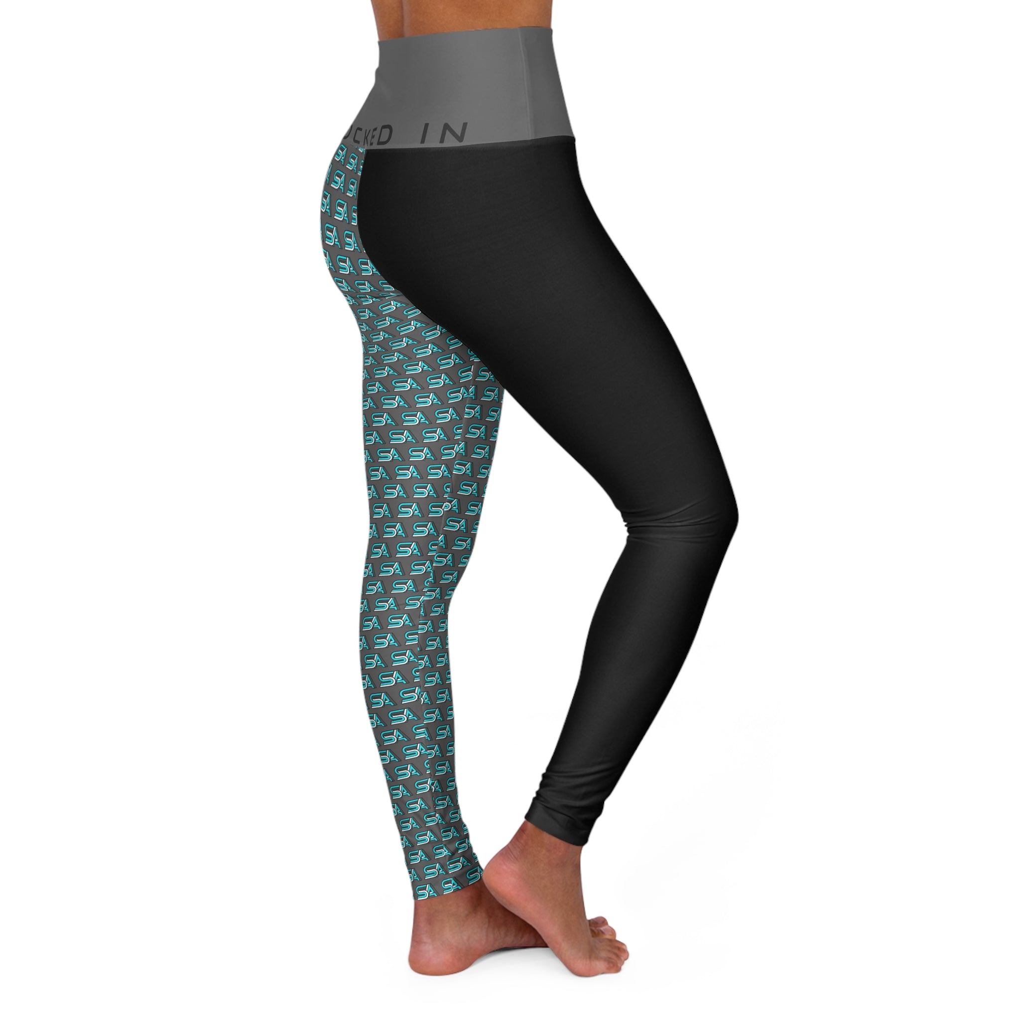 Static Aura Kinetic Asymmetric 'Locked In' Leggings