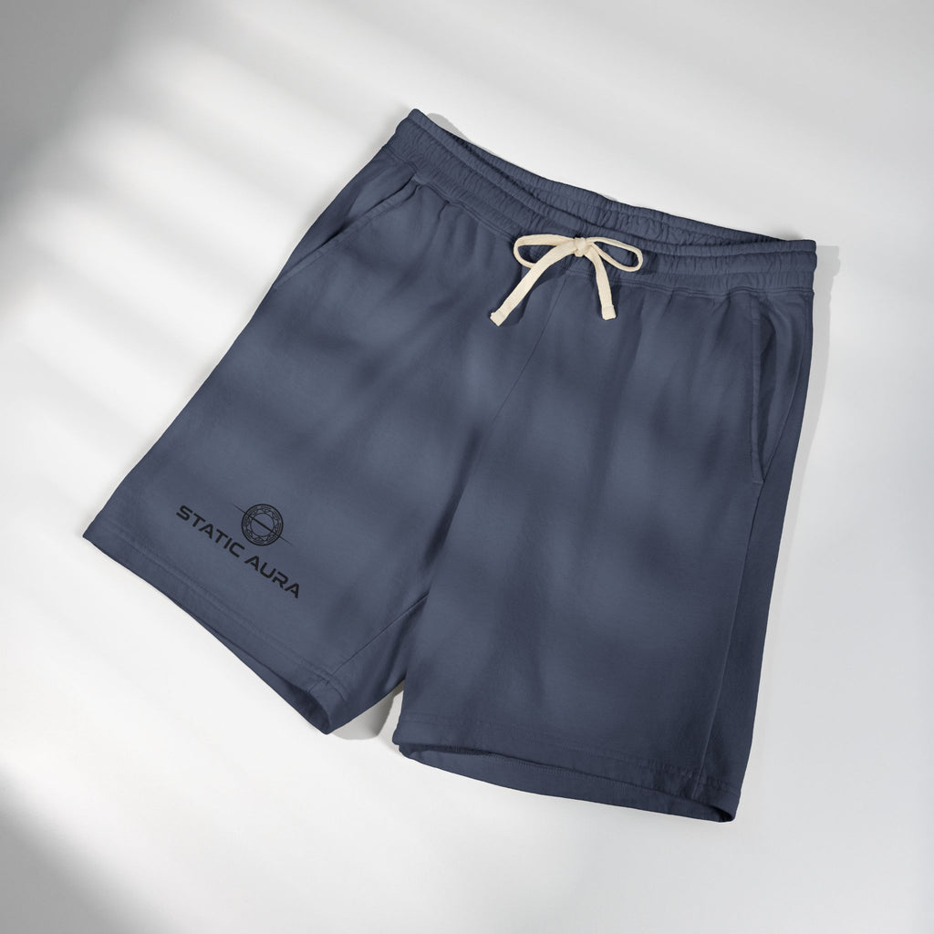 Static Aura | Garment-Dyed Structural Fleece Shorts