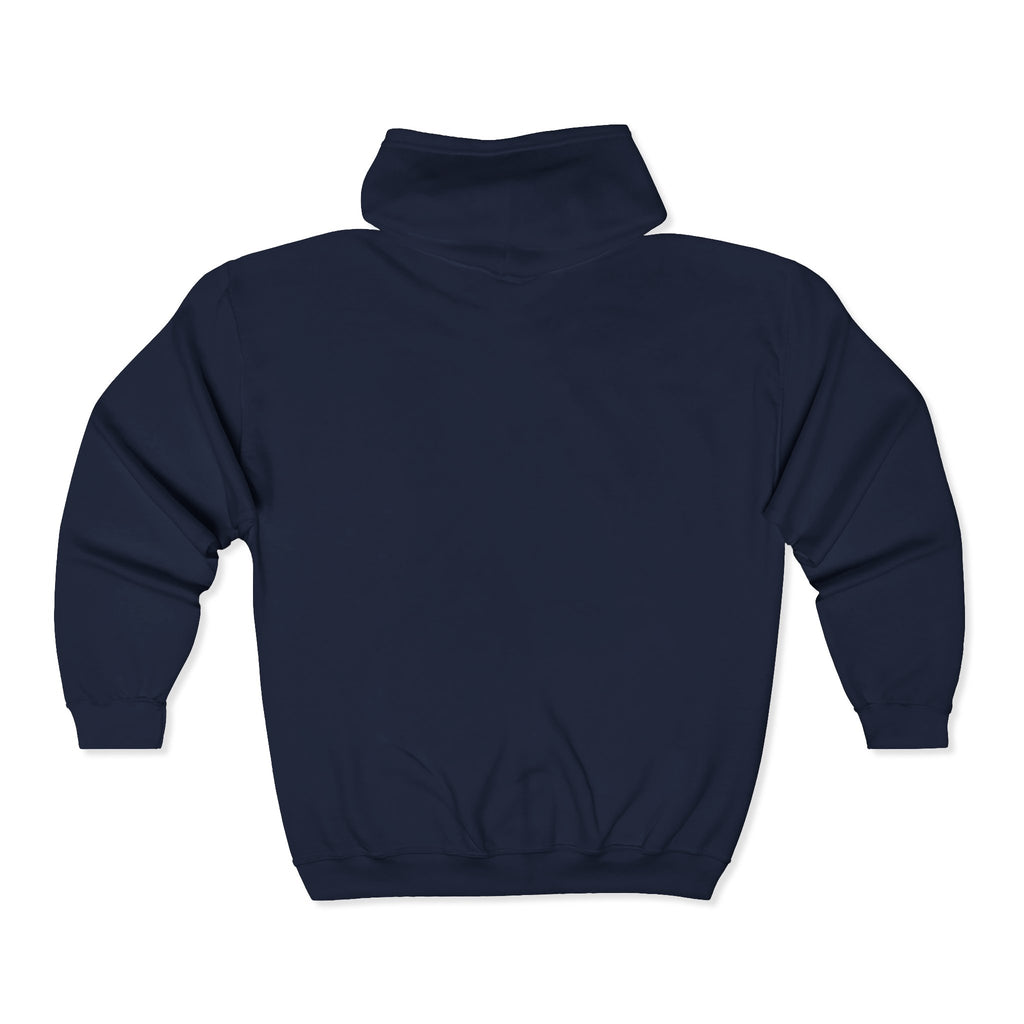 Static Aura Minimal Full-Zip Hoodie