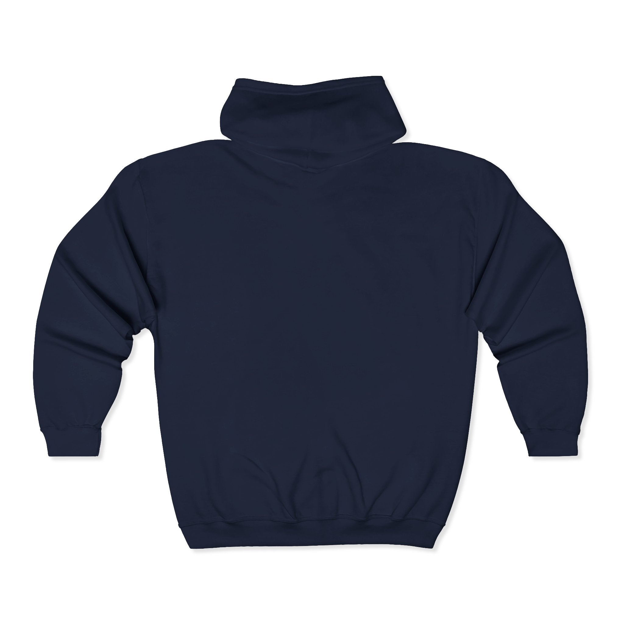 Static Aura Minimal Full-Zip Hoodie