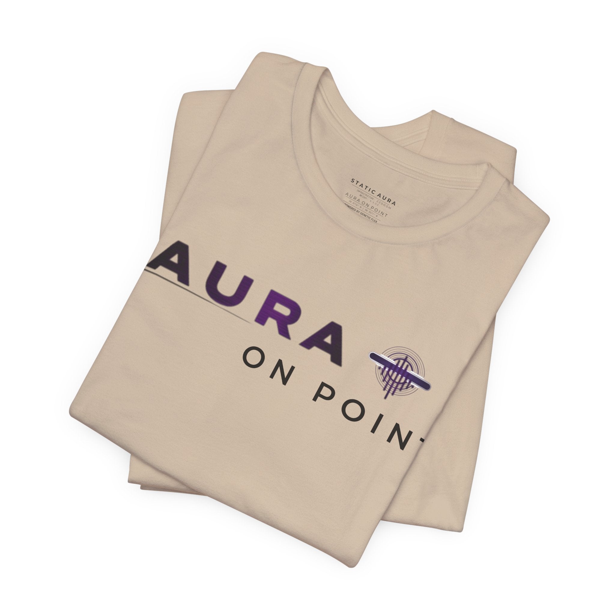 Static Aura: ON — Phase 1 Women's Monogram Tee