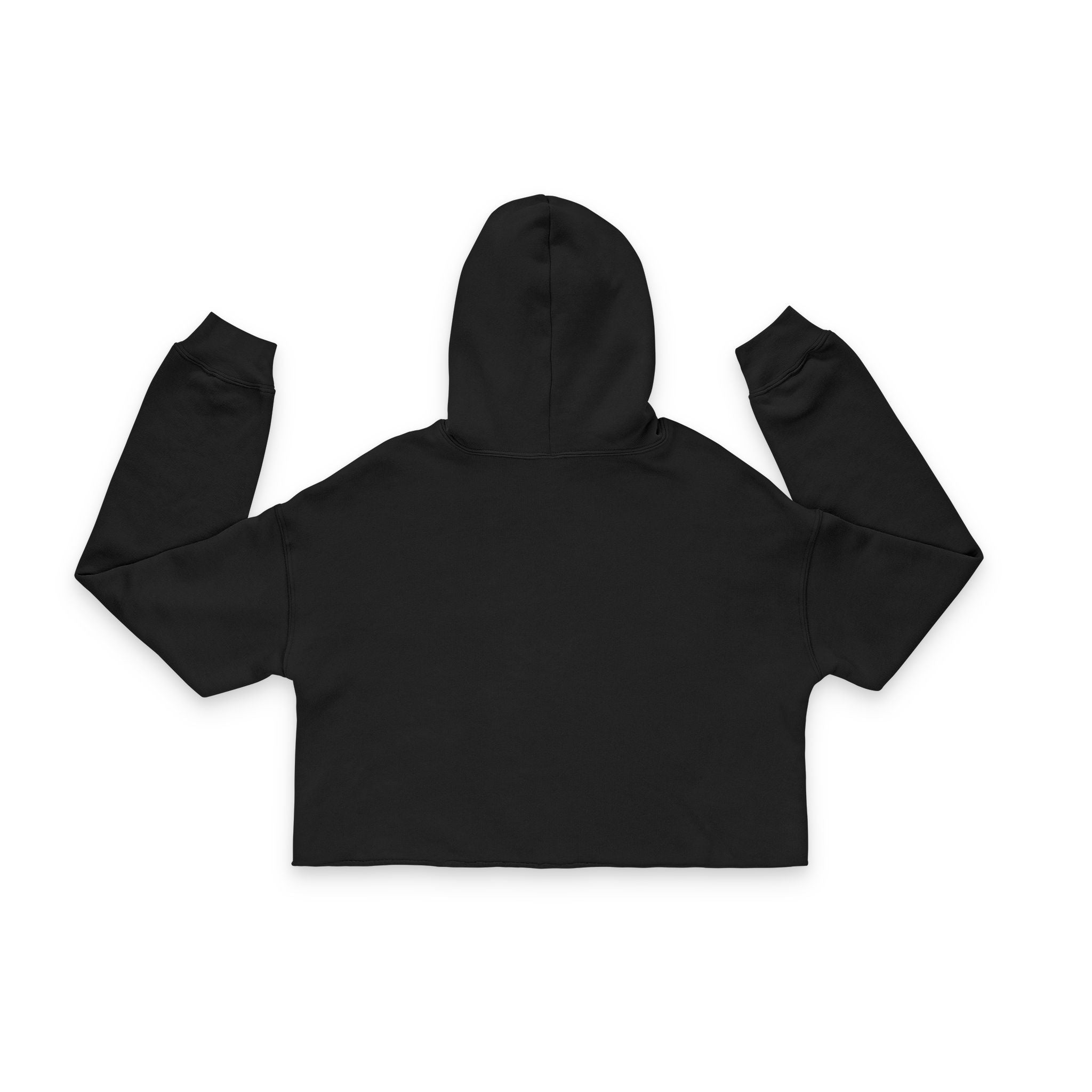 Cosmic Angel Minimal Cropped Hoodie