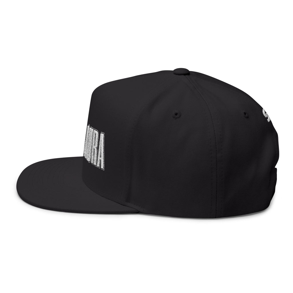 Static Aura Embroidered Flat Bill Cap