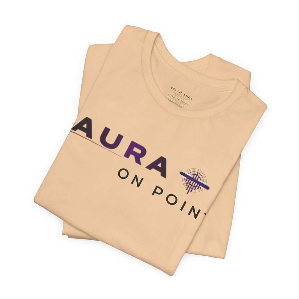 Static Aura: ON — Phase 1 Women's Monogram Tee