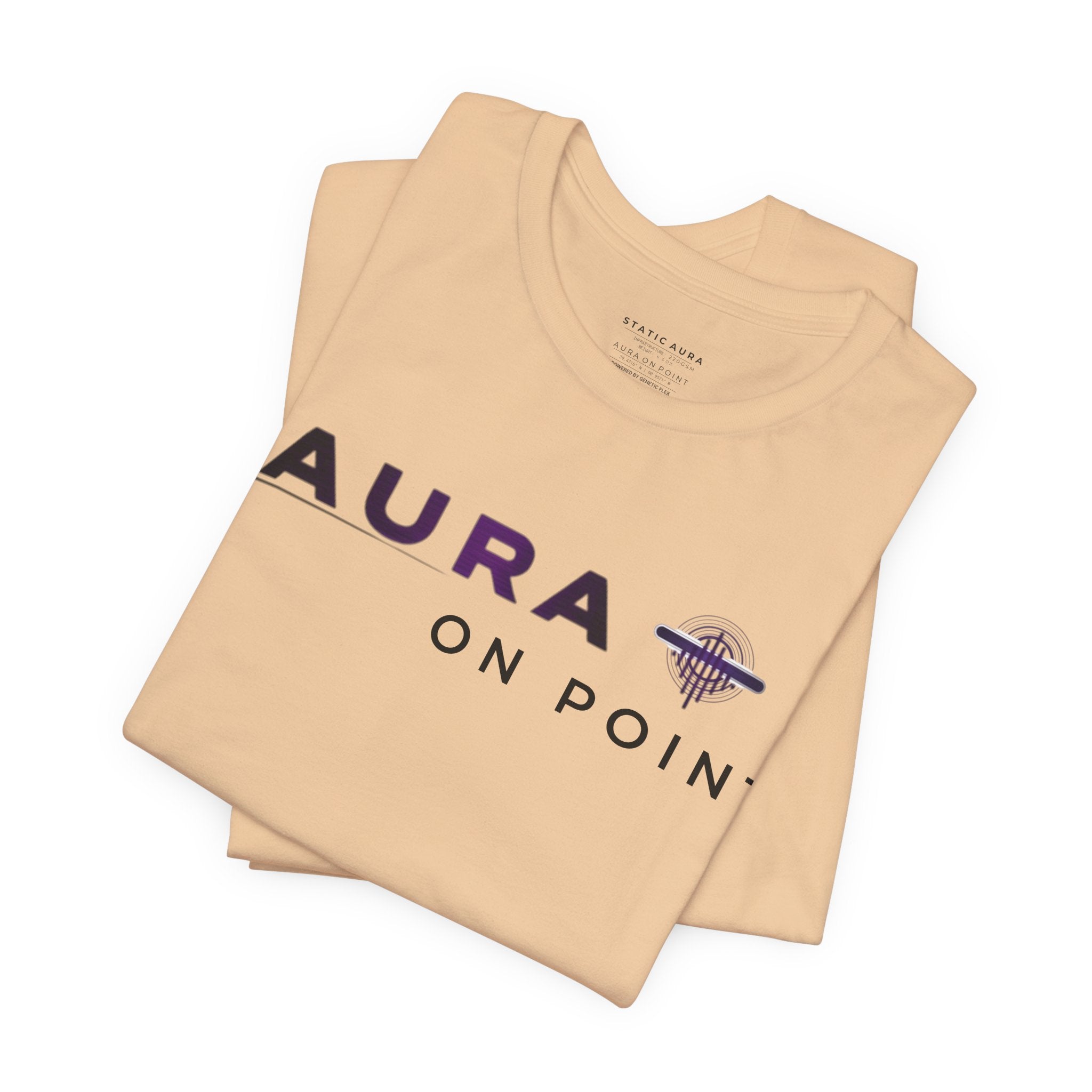 Static Aura: ON — Phase 1 Women's Monogram Tee