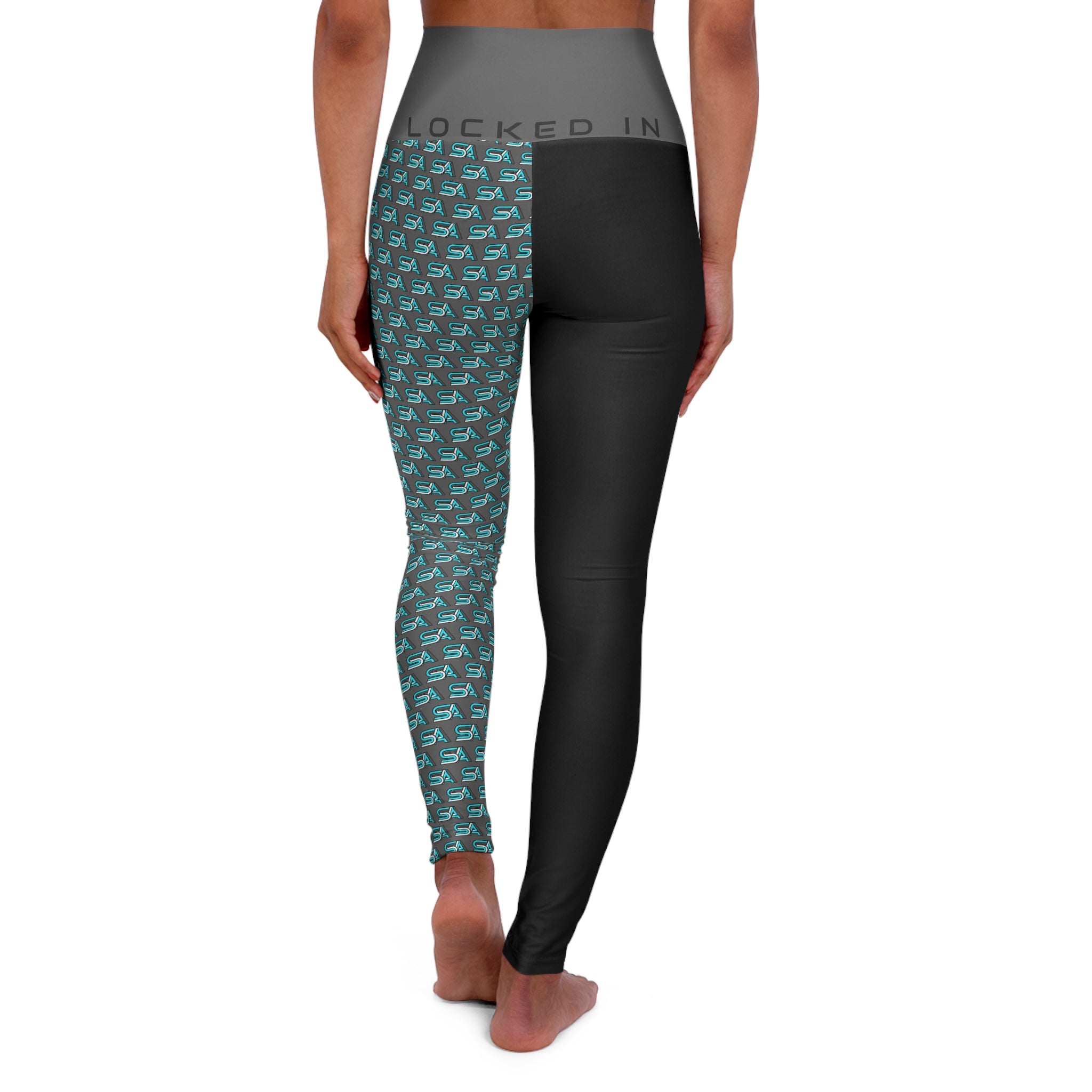 Static Aura Kinetic Asymmetric 'Locked In' Leggings