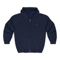 Static Aura Minimal Full-Zip Hoodie