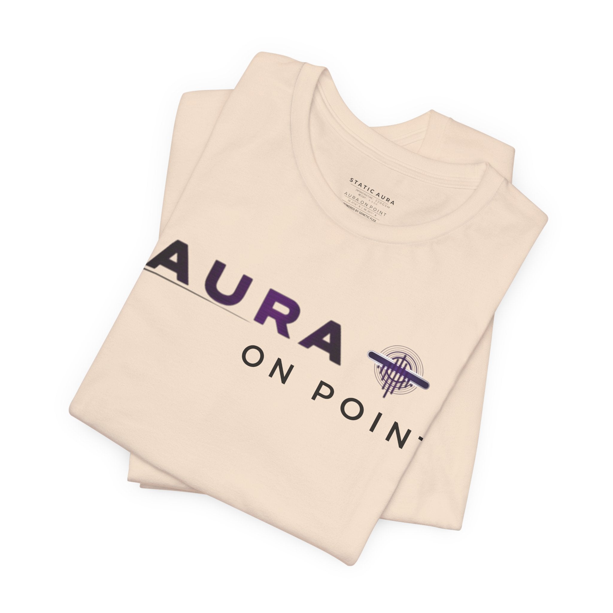 Static Aura: ON — Phase 1 Women's Monogram Tee