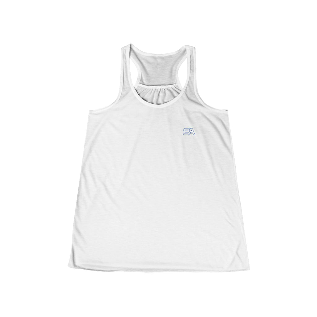 Static Aura Women's Absolute Racerback Tank — Minimal Logo Activewear