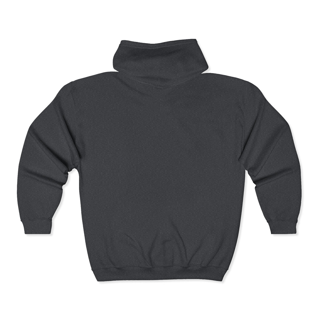 Static Aura Minimal Full-Zip Hoodie