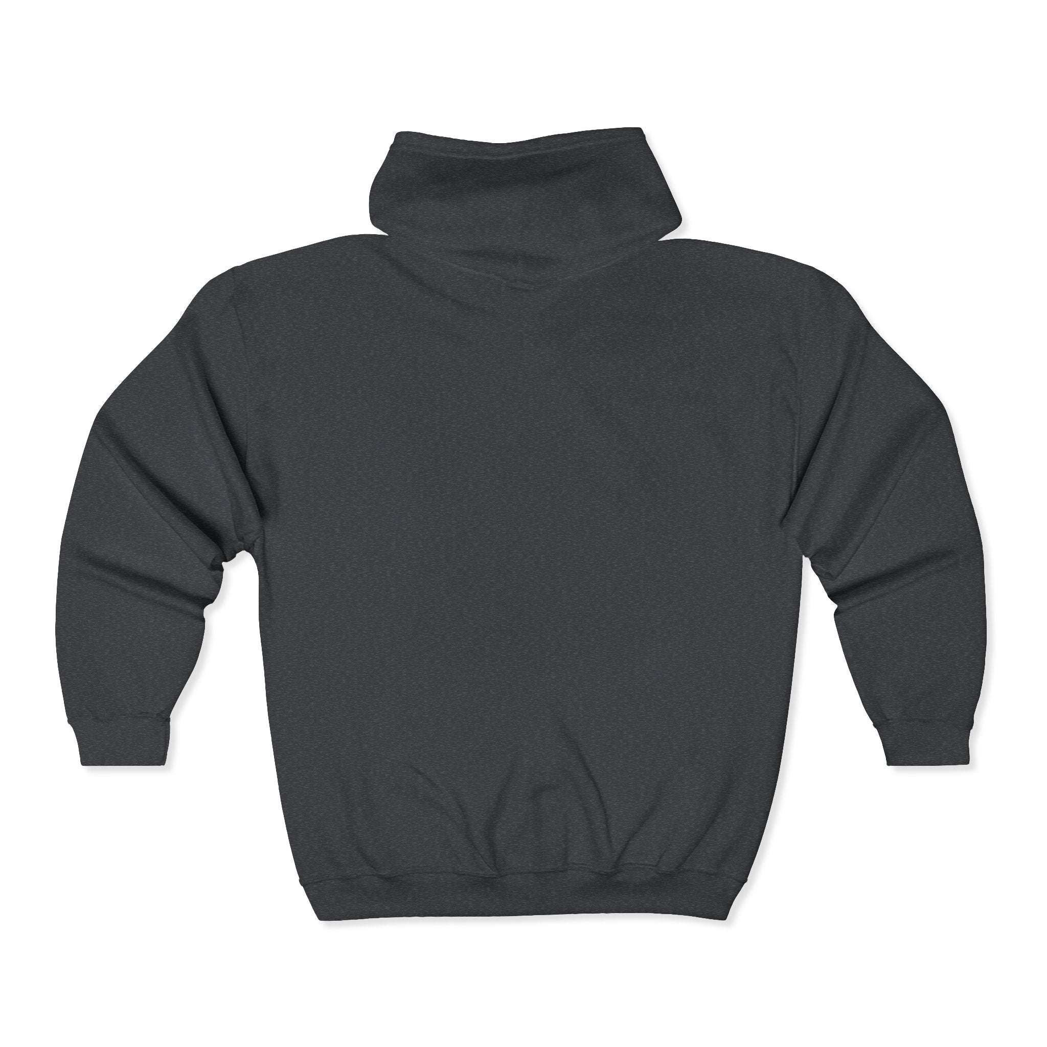 Static Aura Minimal Full-Zip Hoodie