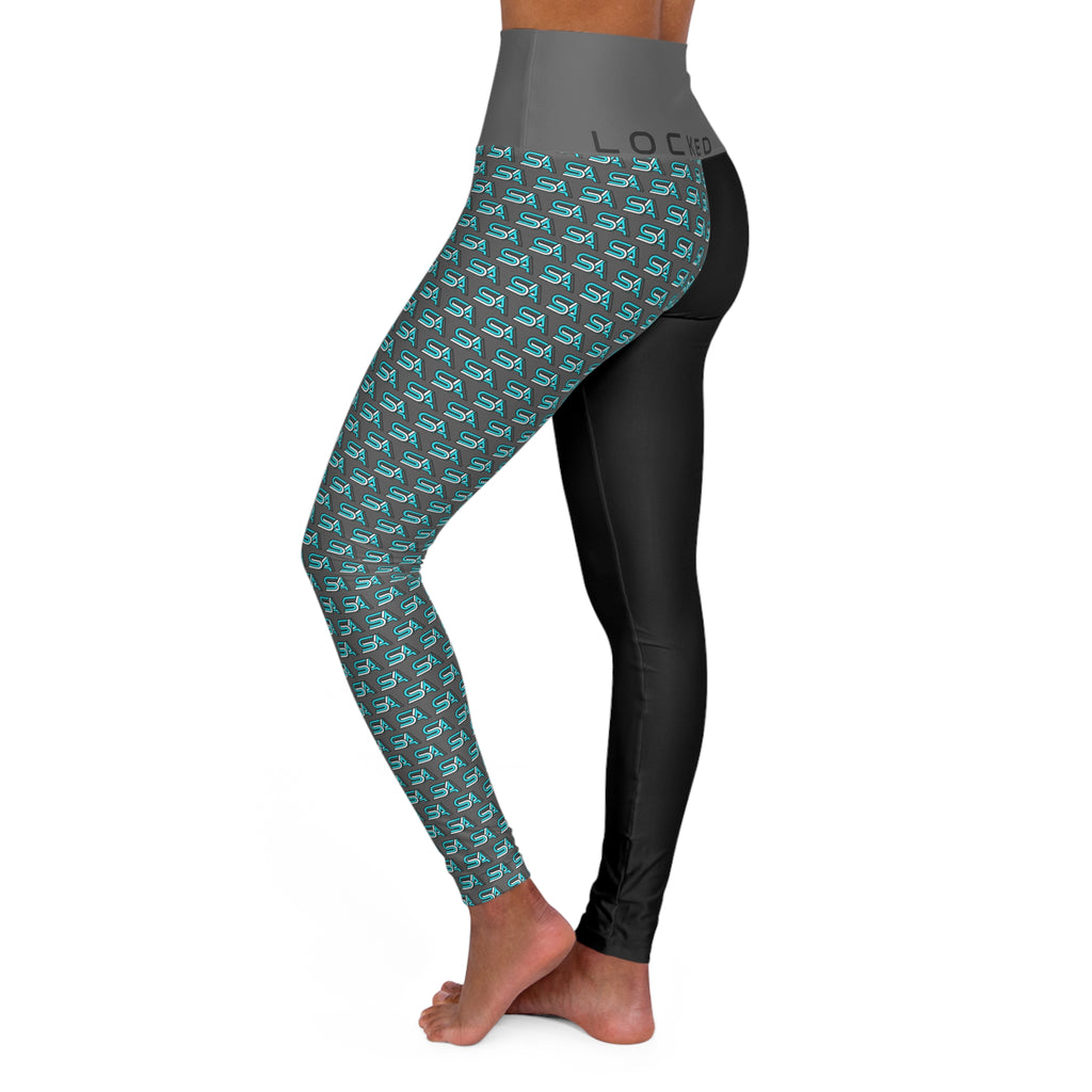 Static Aura Kinetic Asymmetric 'Locked In' Leggings