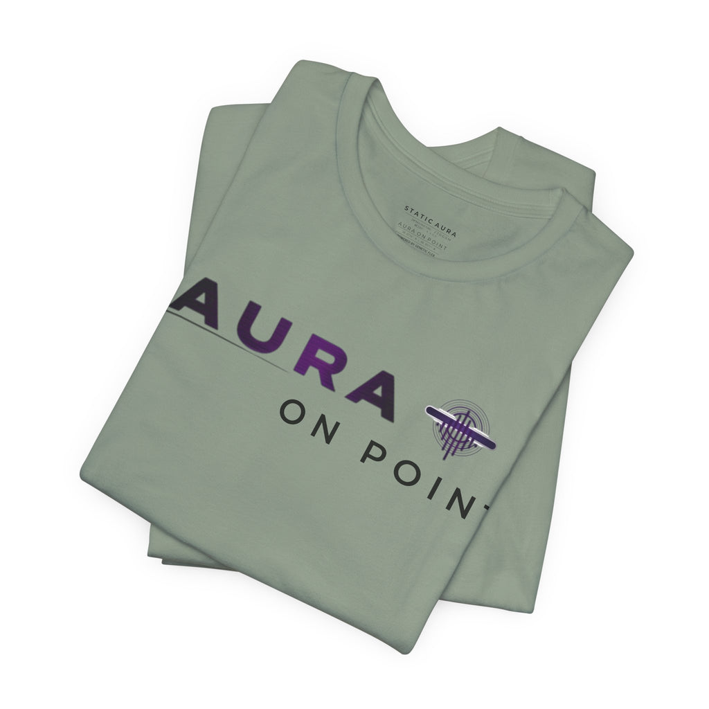 Static Aura: ON — Phase 1 Women's Monogram Tee