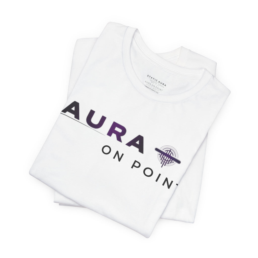 Static Aura: ON — Phase 1 Women's Monogram Tee