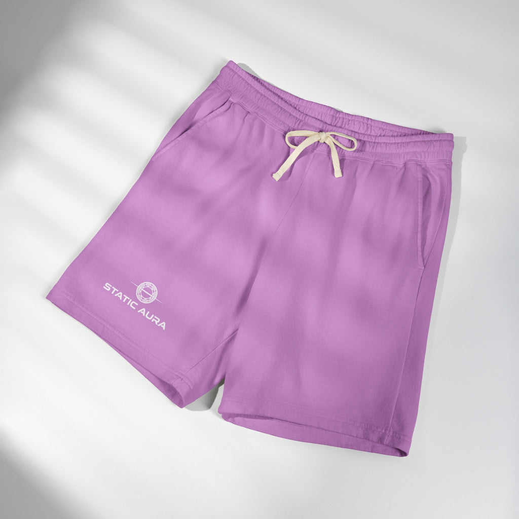 Static Aura | Garment-Dyed Structural Fleece Shorts
