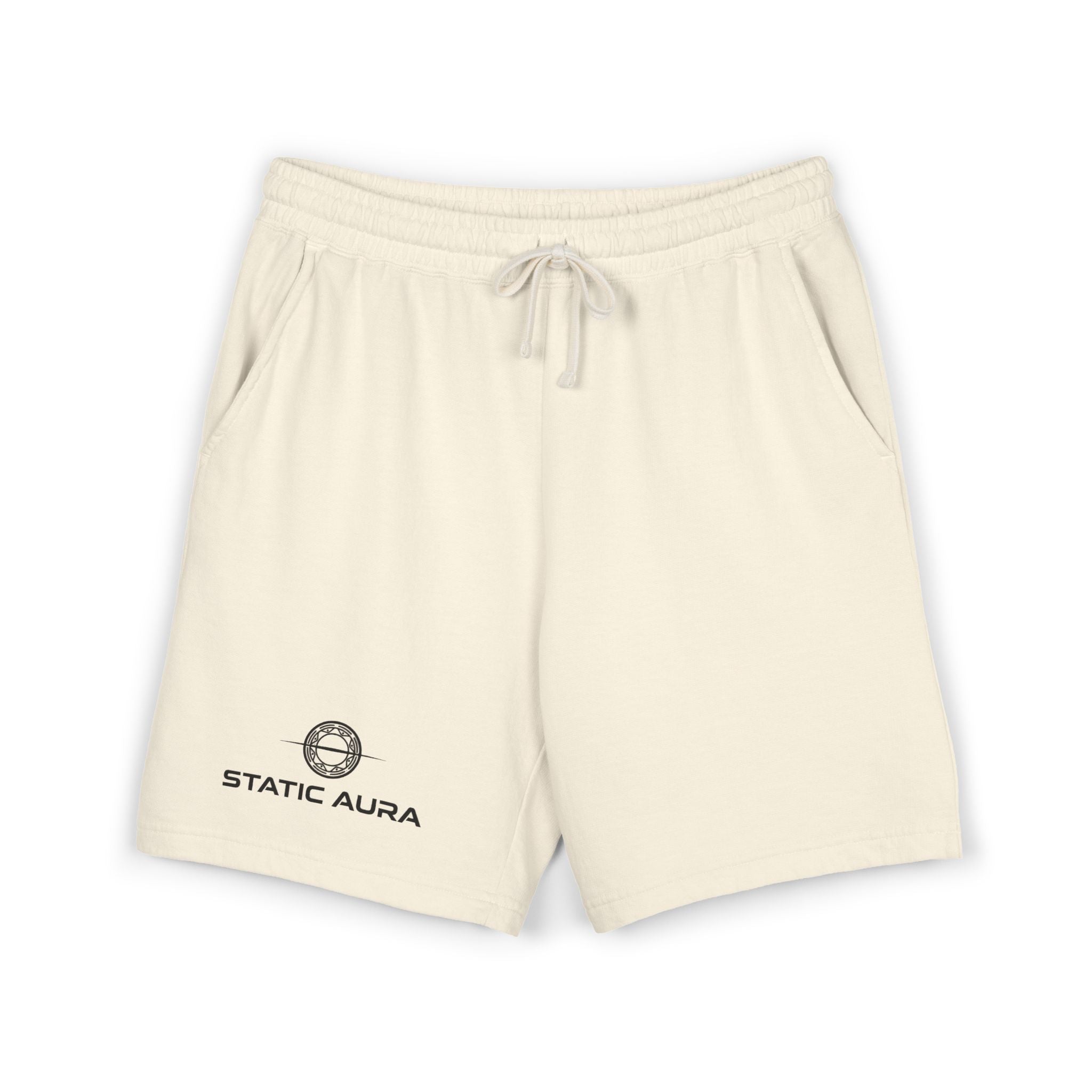 Static Aura | Garment-Dyed Structural Fleece Shorts