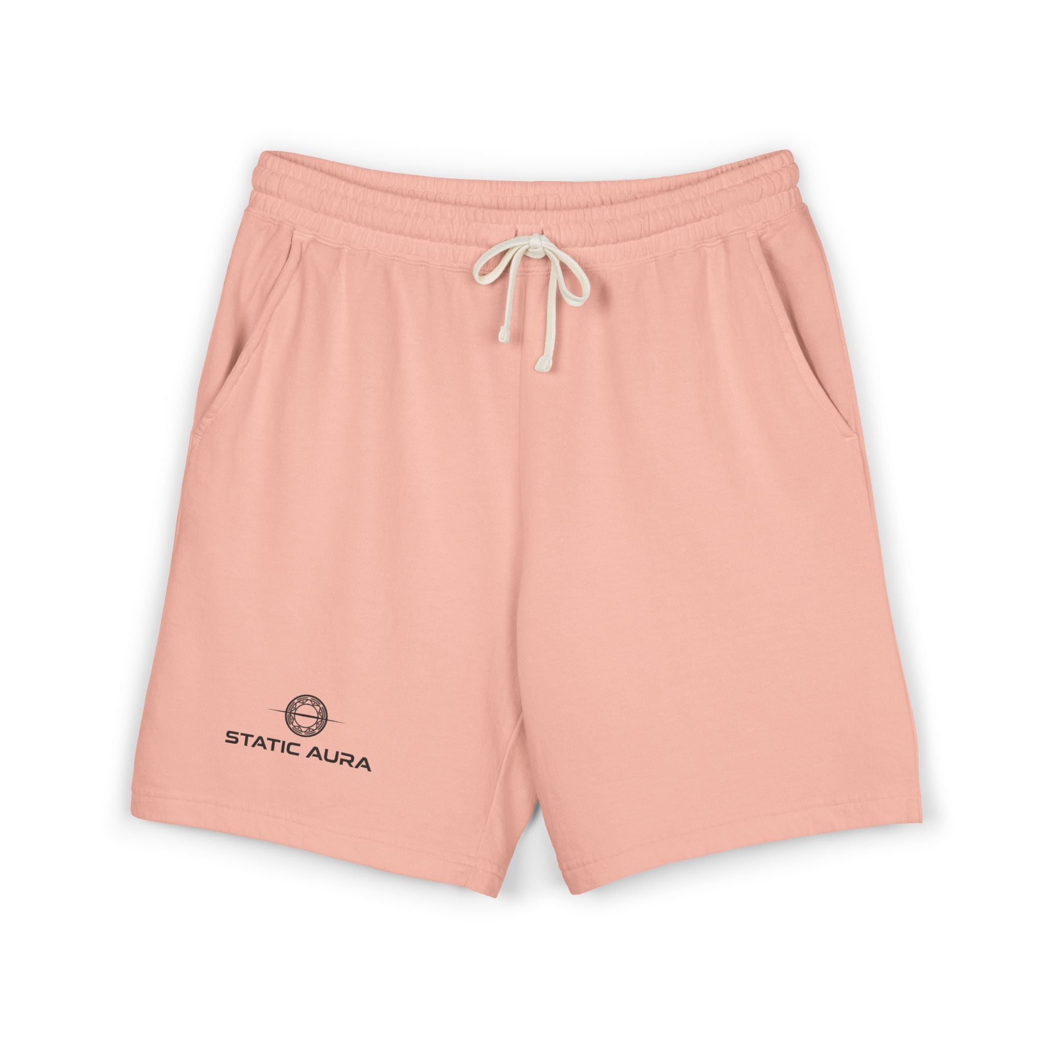 Static Aura | Garment-Dyed Structural Fleece Shorts