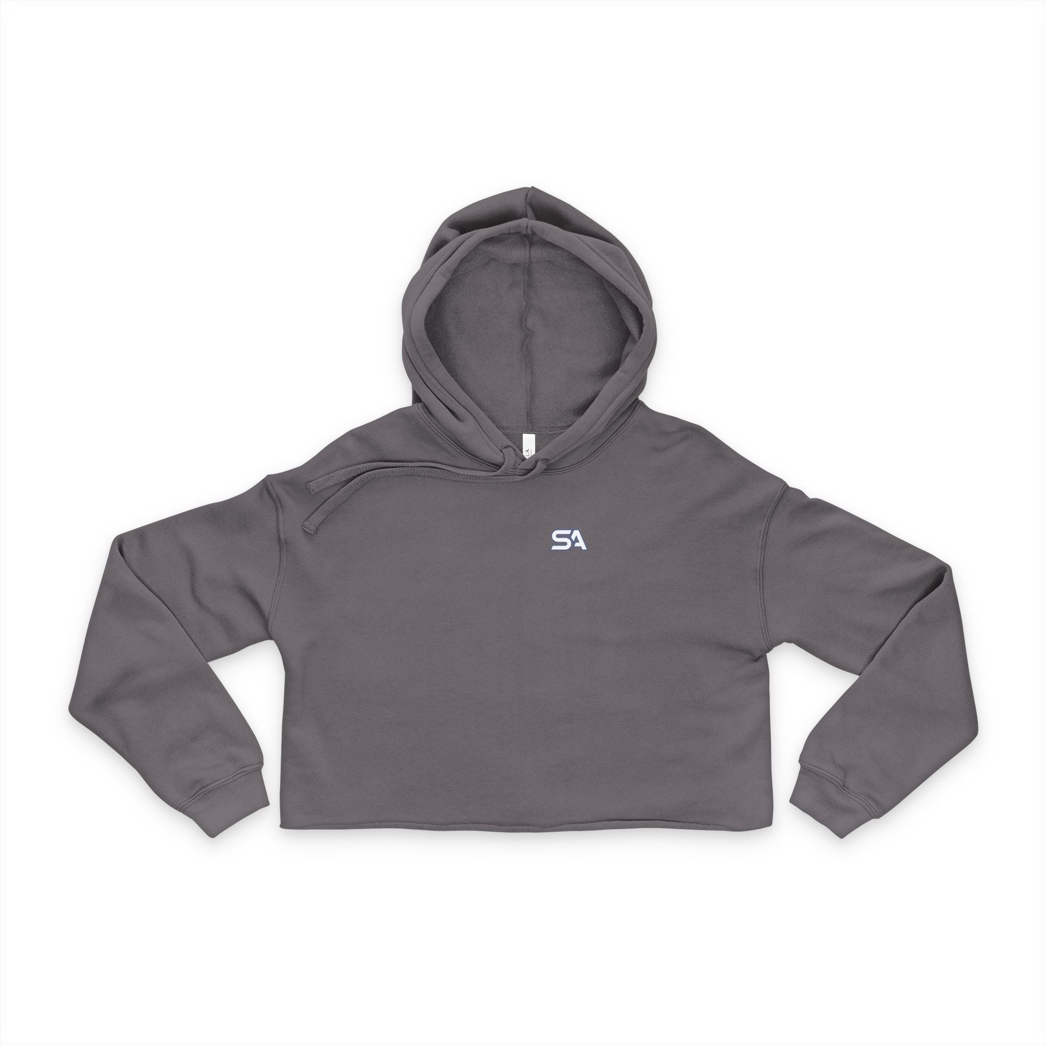 Cosmic Angel Minimal Cropped Hoodie