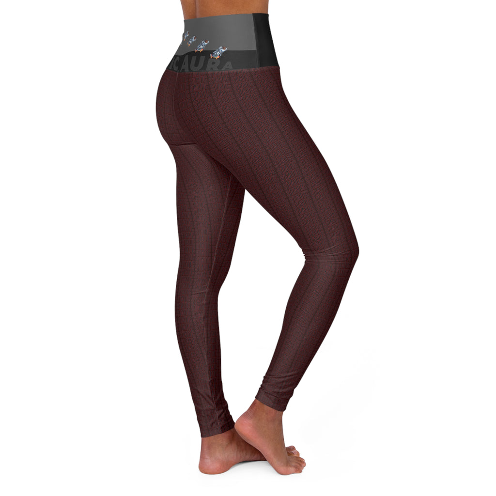 Zero-Point Charcoal High-Waist Yoga Leggings