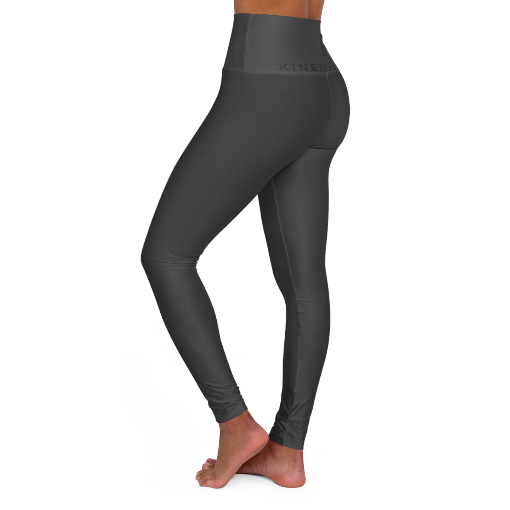 STATIC AURA | Kinetic Aura Charcoal High-Waist Leggings
