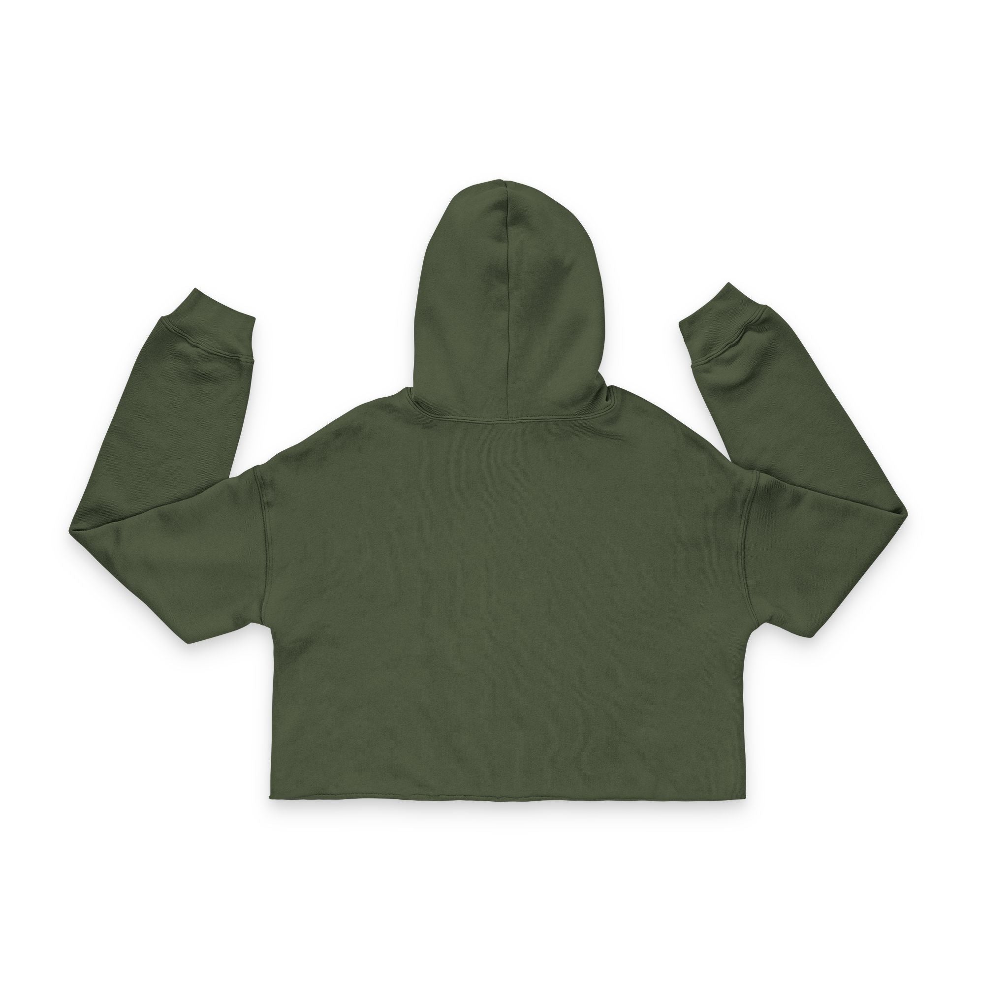 Cosmic Angel Minimal Cropped Hoodie