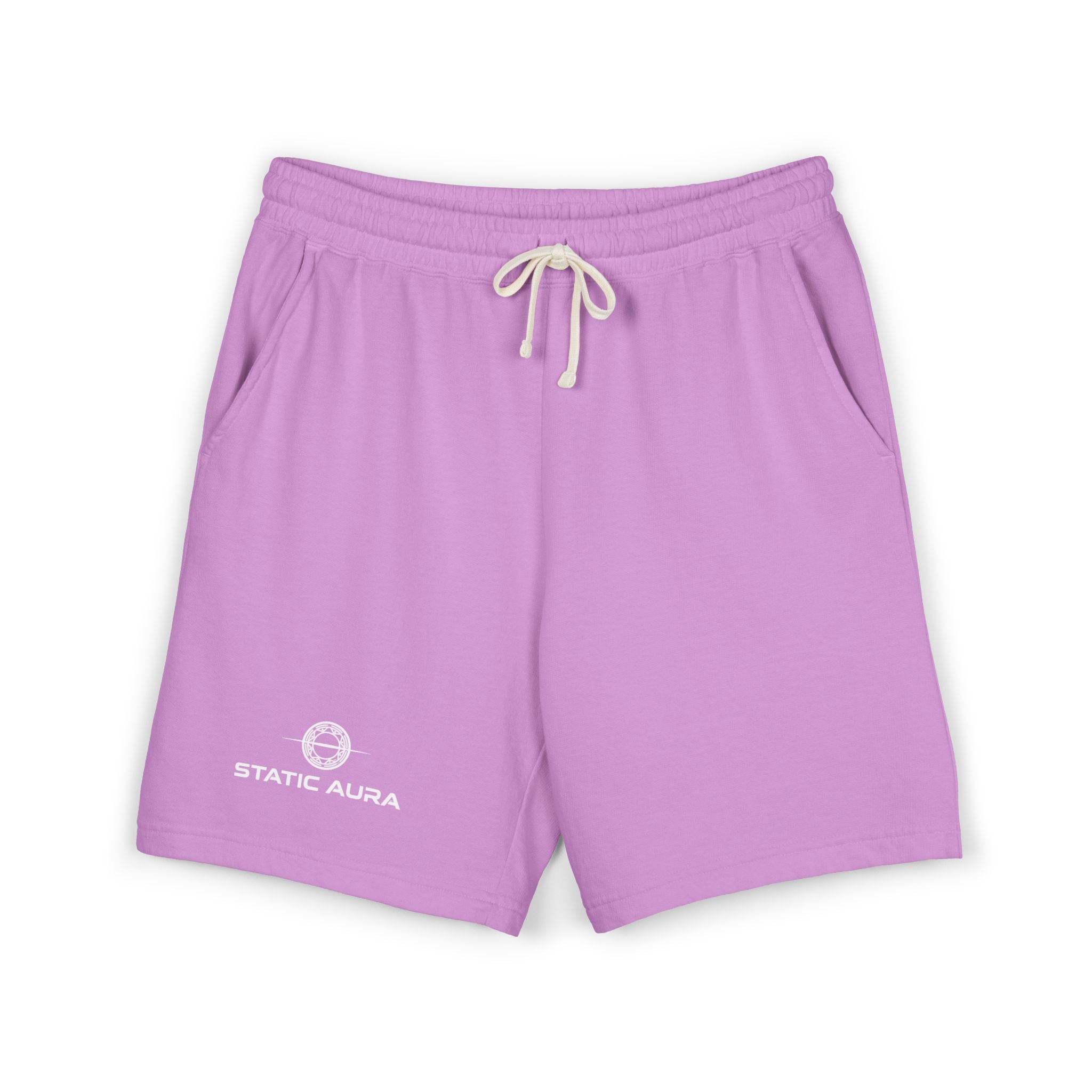 Static Aura | Garment-Dyed Structural Fleece Shorts