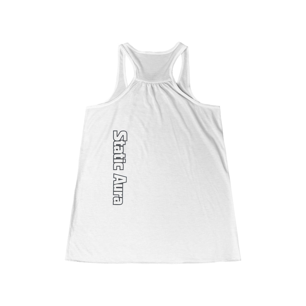 Static Aura Women's Absolute Racerback Tank — Minimal Logo Activewear