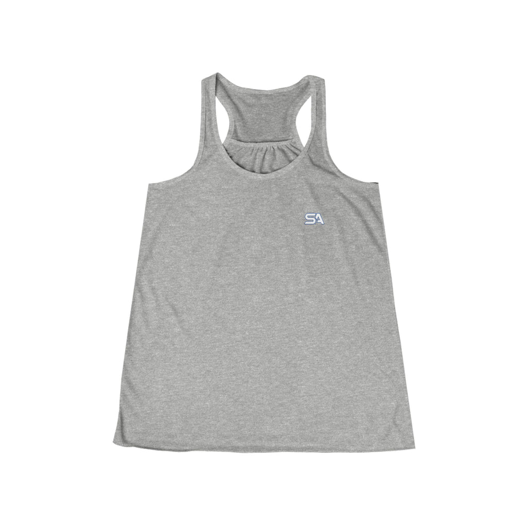 Static Aura Women's Absolute Racerback Tank — Minimal Logo Activewear