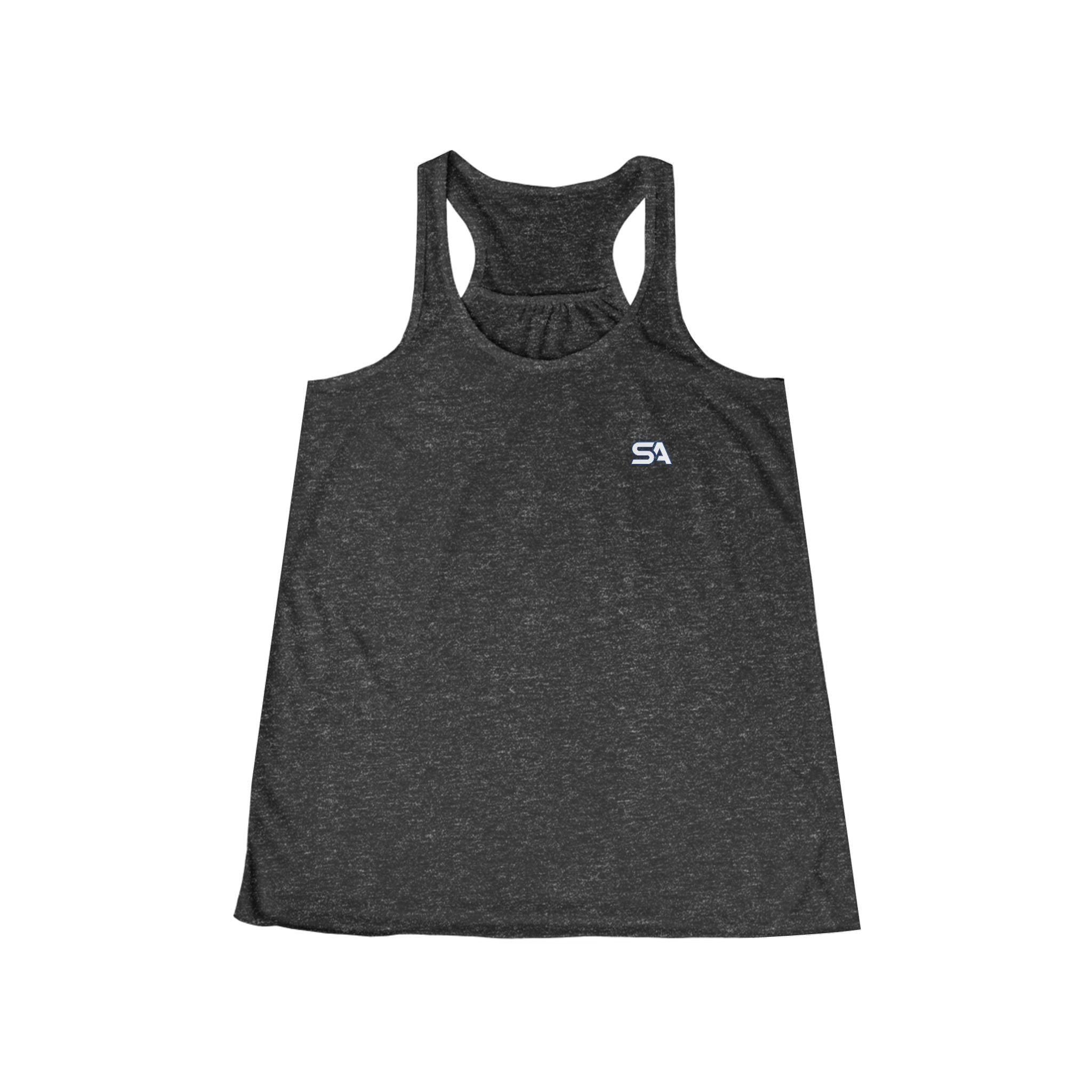 Static Aura Women's Absolute Racerback Tank — Minimal Logo Activewear