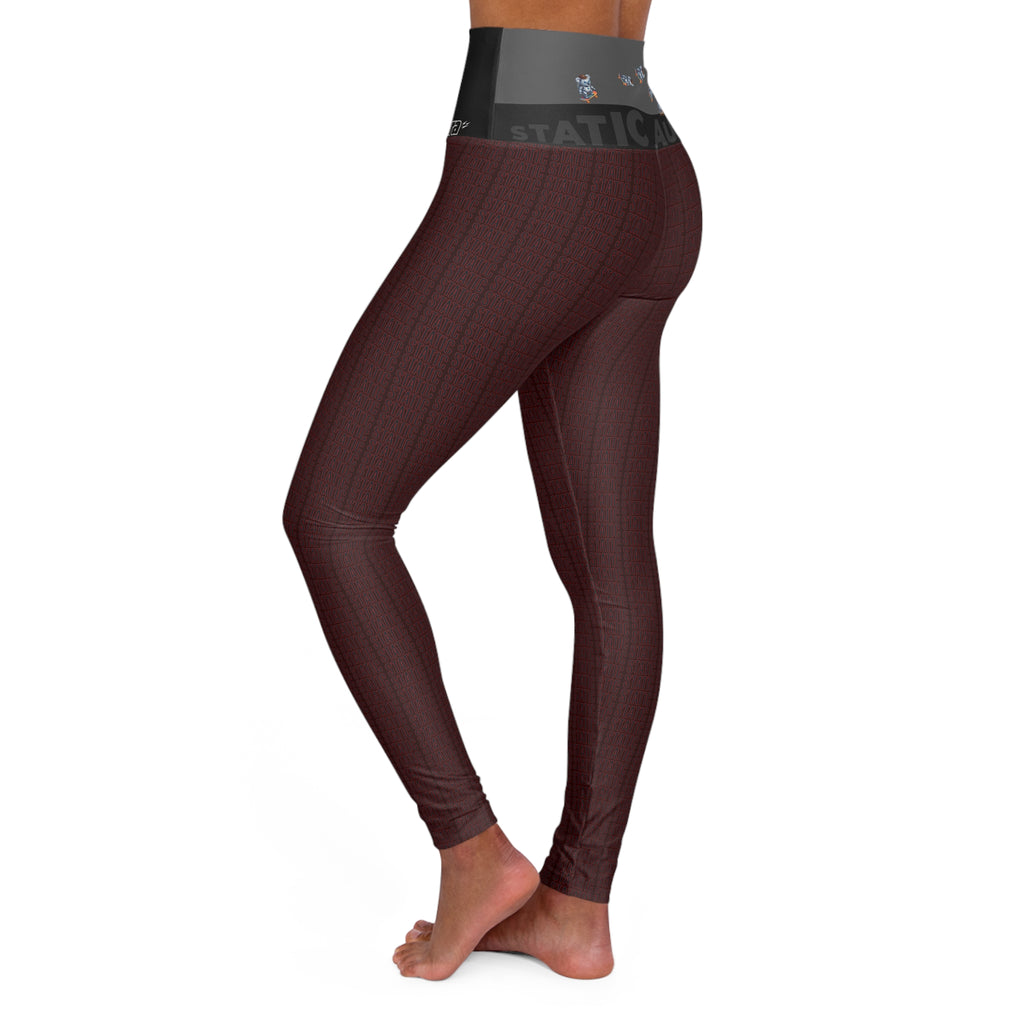 Zero-Point Charcoal High-Waist Yoga Leggings