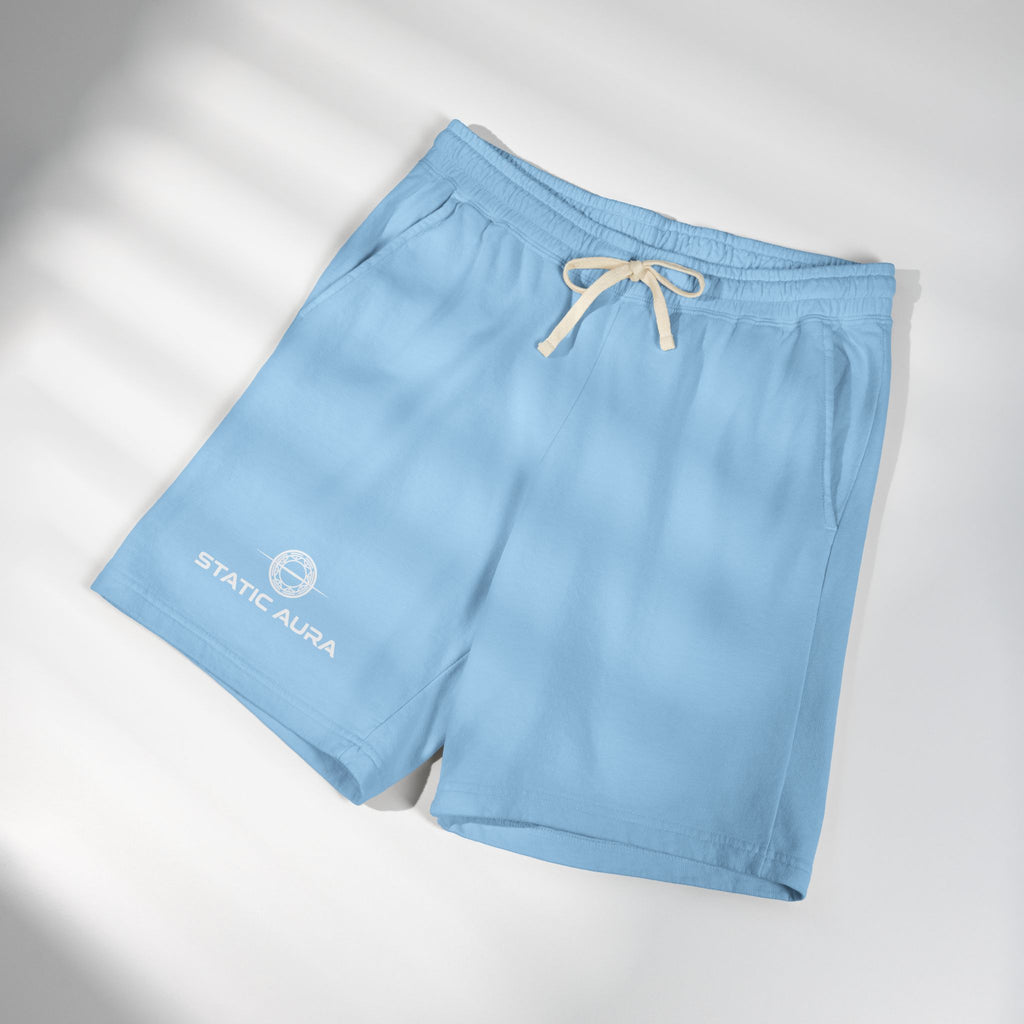 Static Aura | Garment-Dyed Structural Fleece Shorts