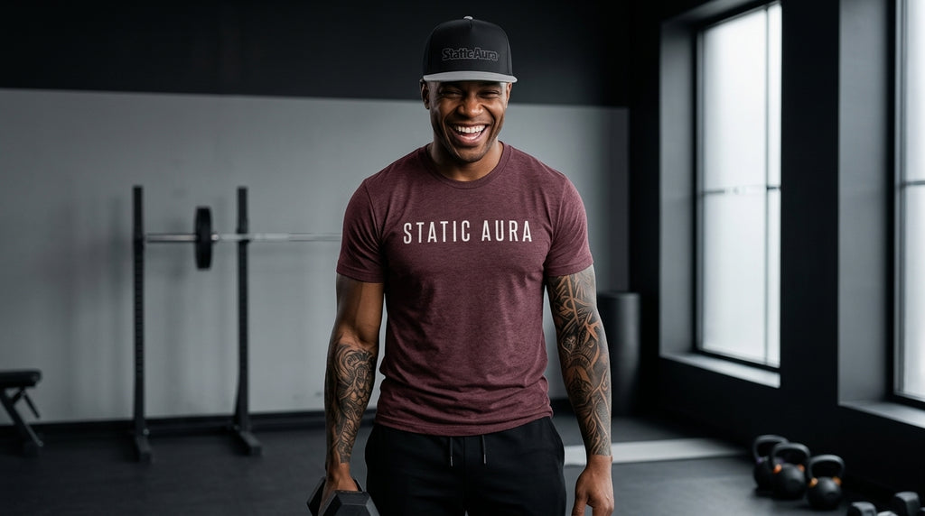 Static Aura | Kinetic Tension 6010 Tri-Blend Frame Tee