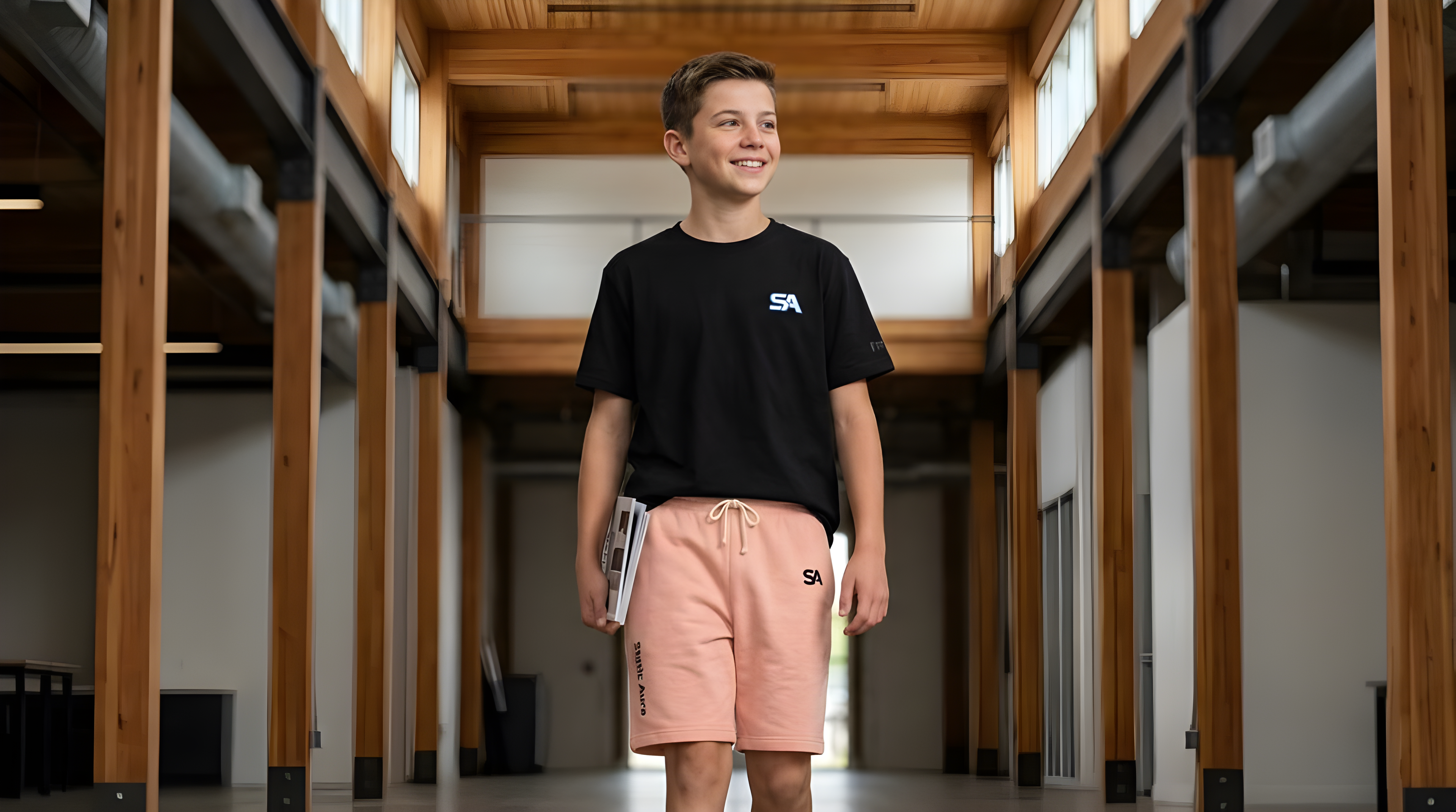STATIC AURA | STEALTH AURA "I'M ME" YOUTH DRY-BLEND TEE