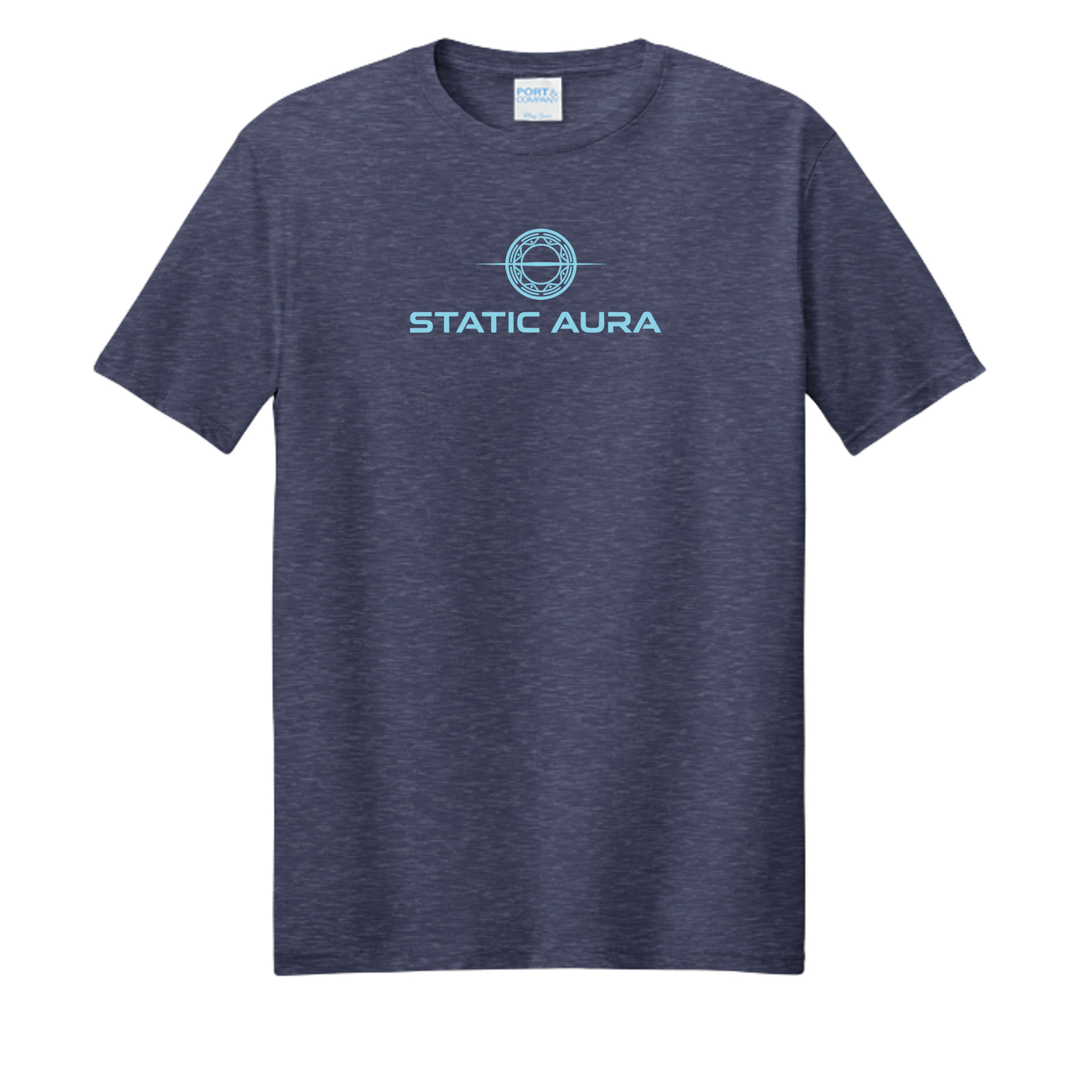 Team Navy Heather - PC455 - FRONT