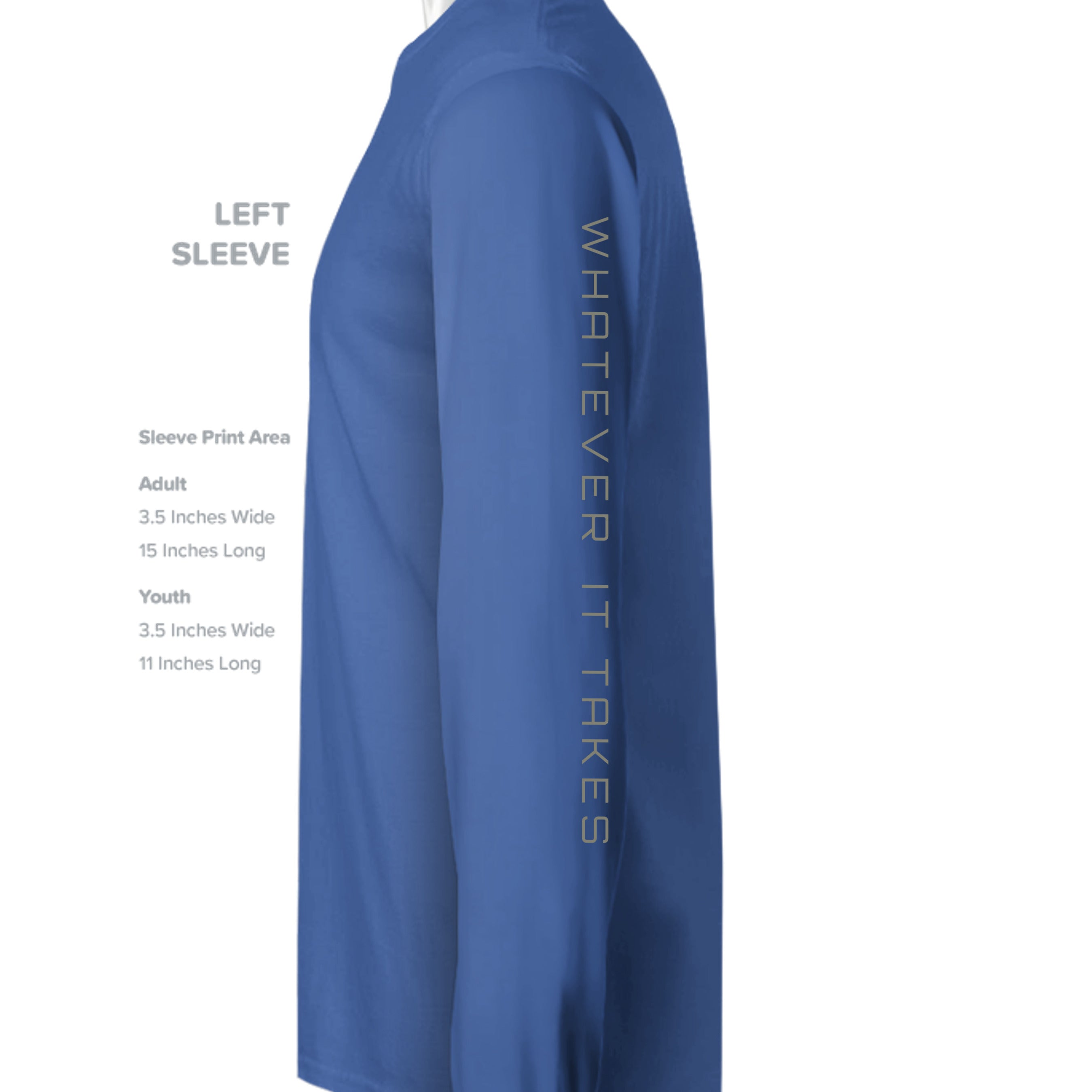True Royal - YST350LS - SLEEVE_LEFT