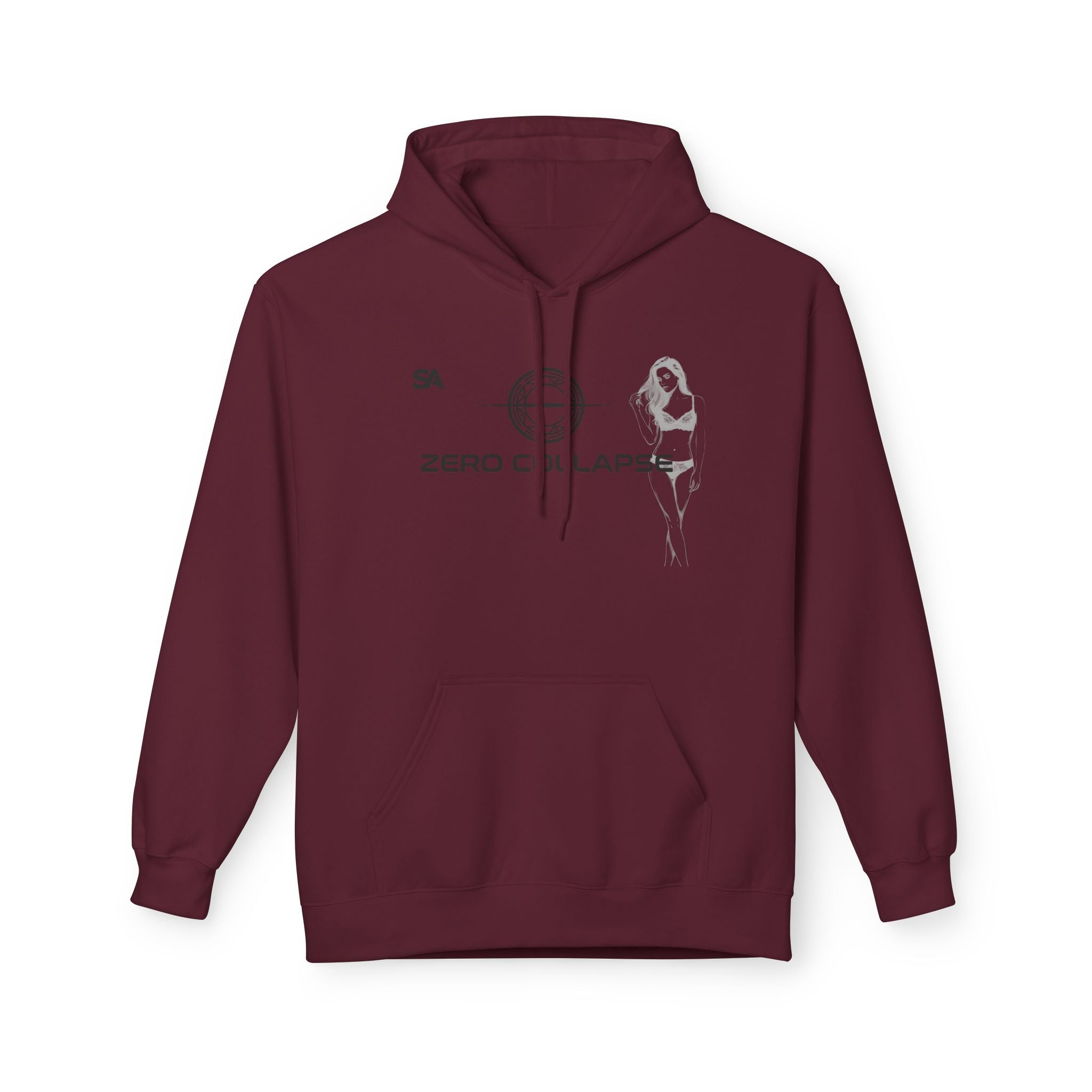 Zero Chance 400 Hoodie maroon 