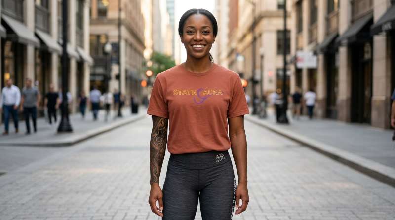 Static Aura: ON — Phase 1 Women's Tee
